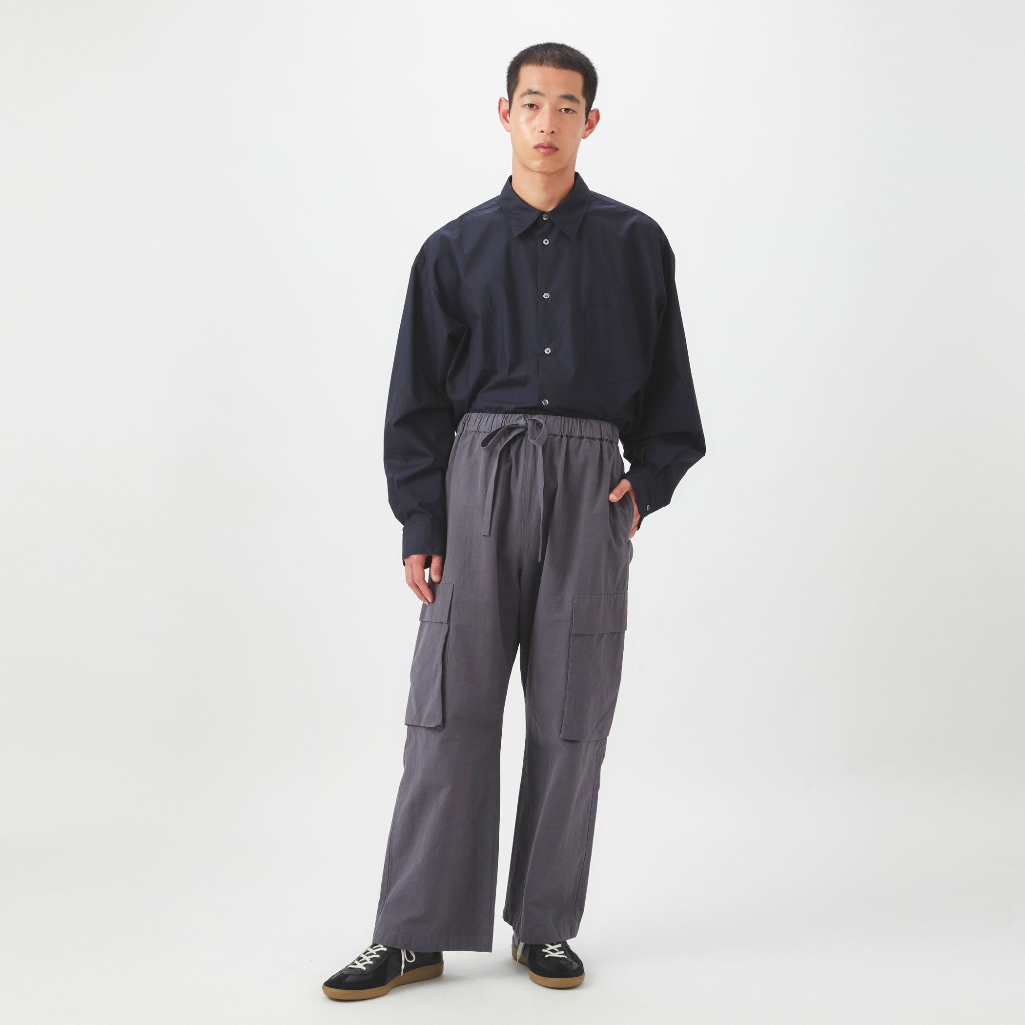 Men's Cotton Linen Easy Cargo Pants