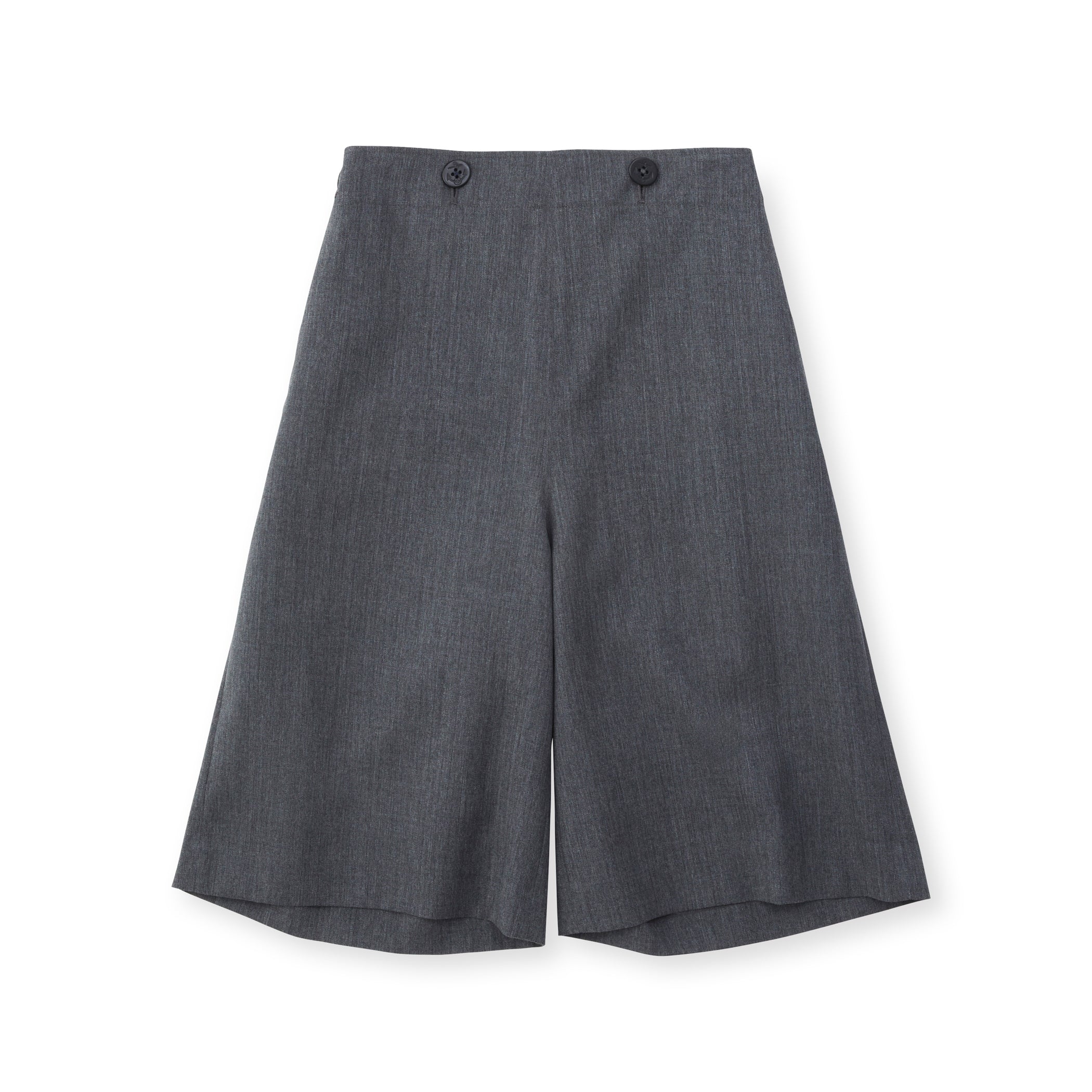 Women's Wool Twill Sailor Culottes Pants