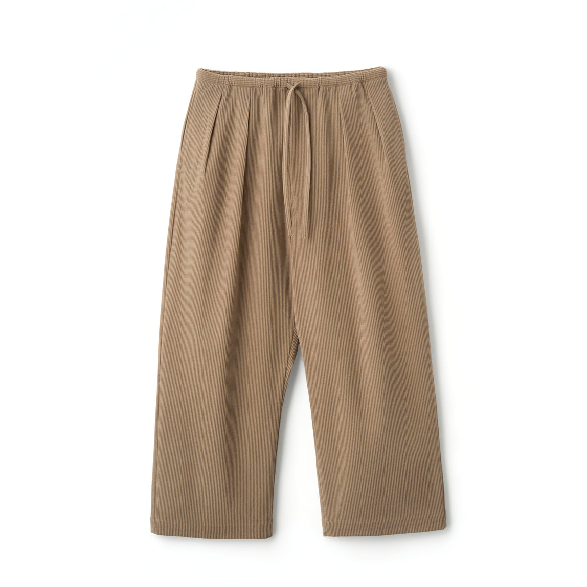 Tricot Corduroy Wide Easy Pants