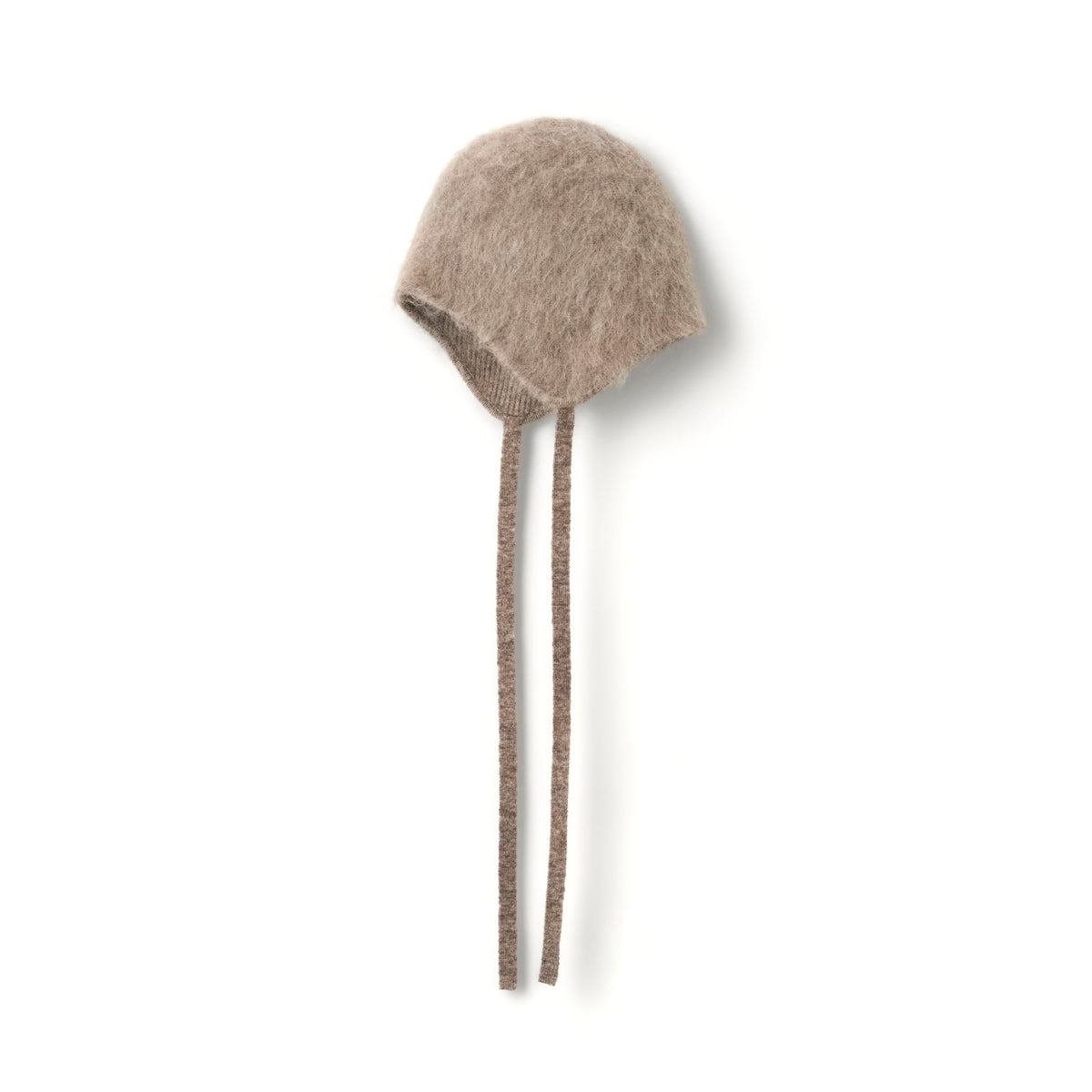 Mohair Wool Ear Knit Cap