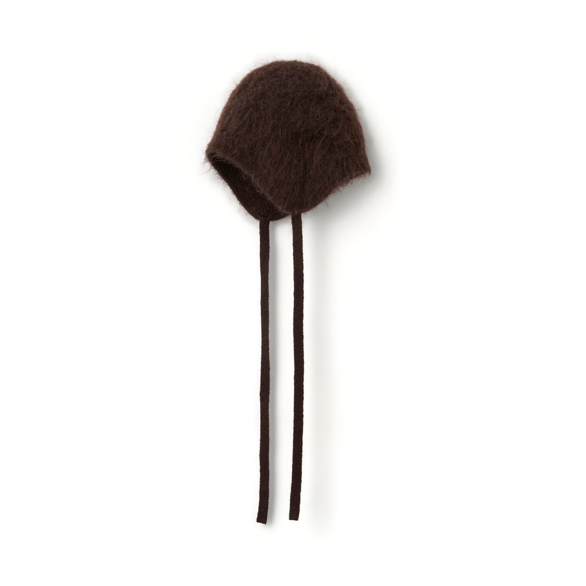 Mohair Wool Ear Knit Cap