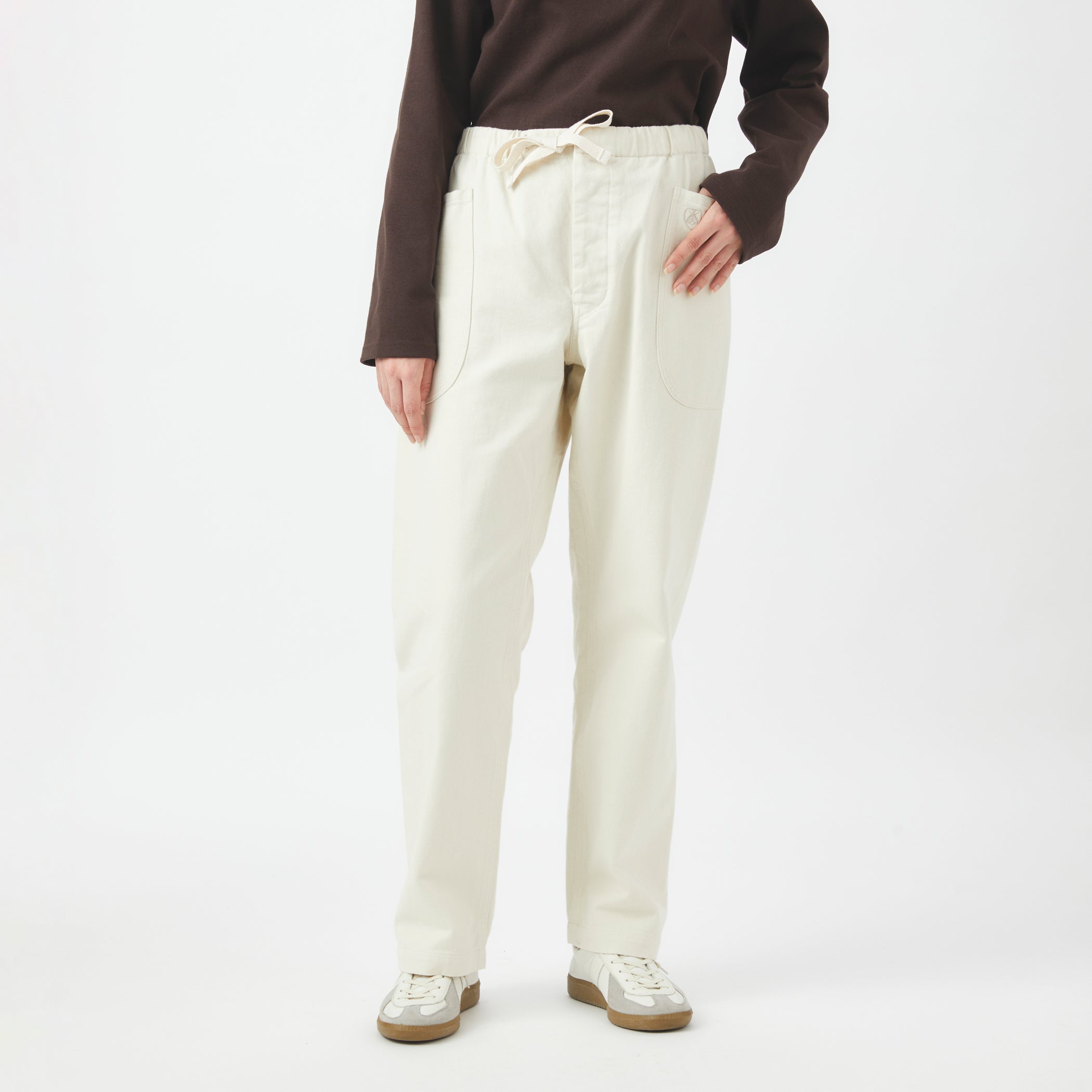 Cotton Twill Easy Pants