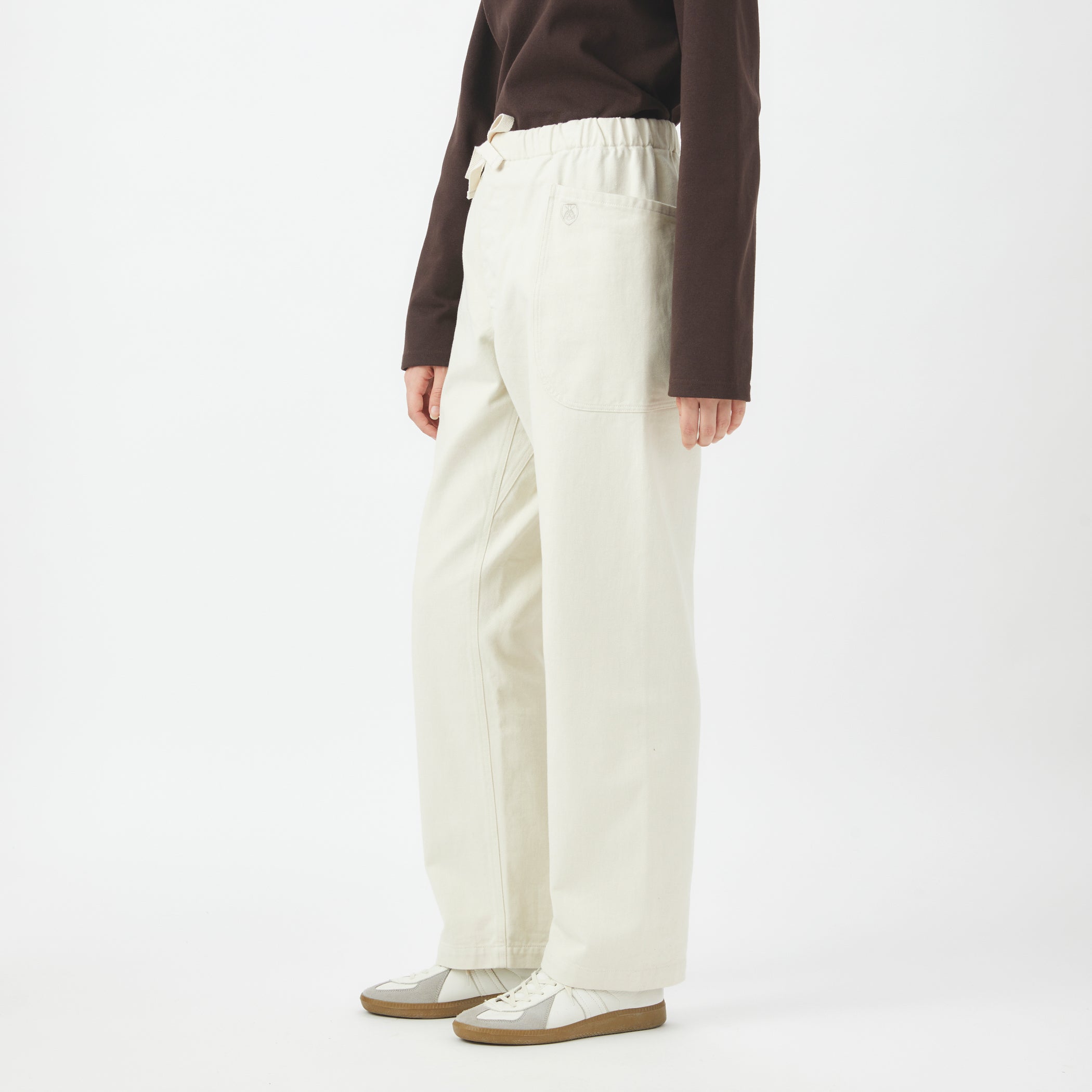 Cotton Twill Easy Pants