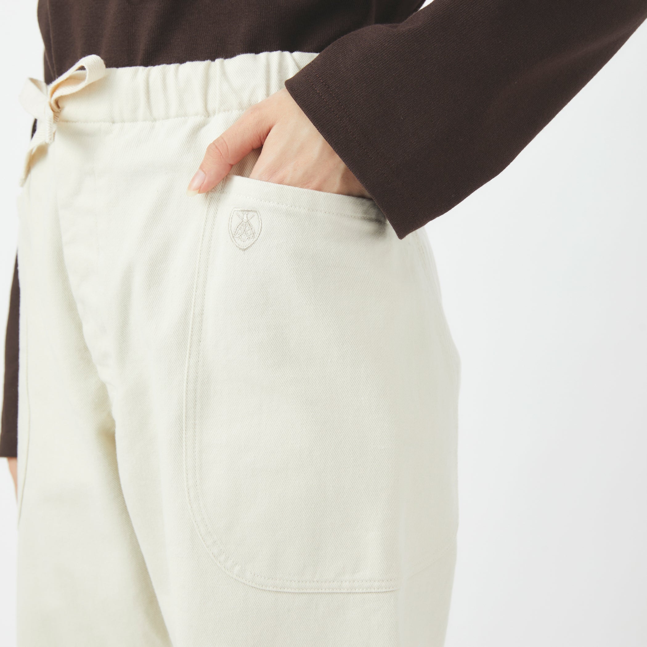 Cotton Twill Easy Pants