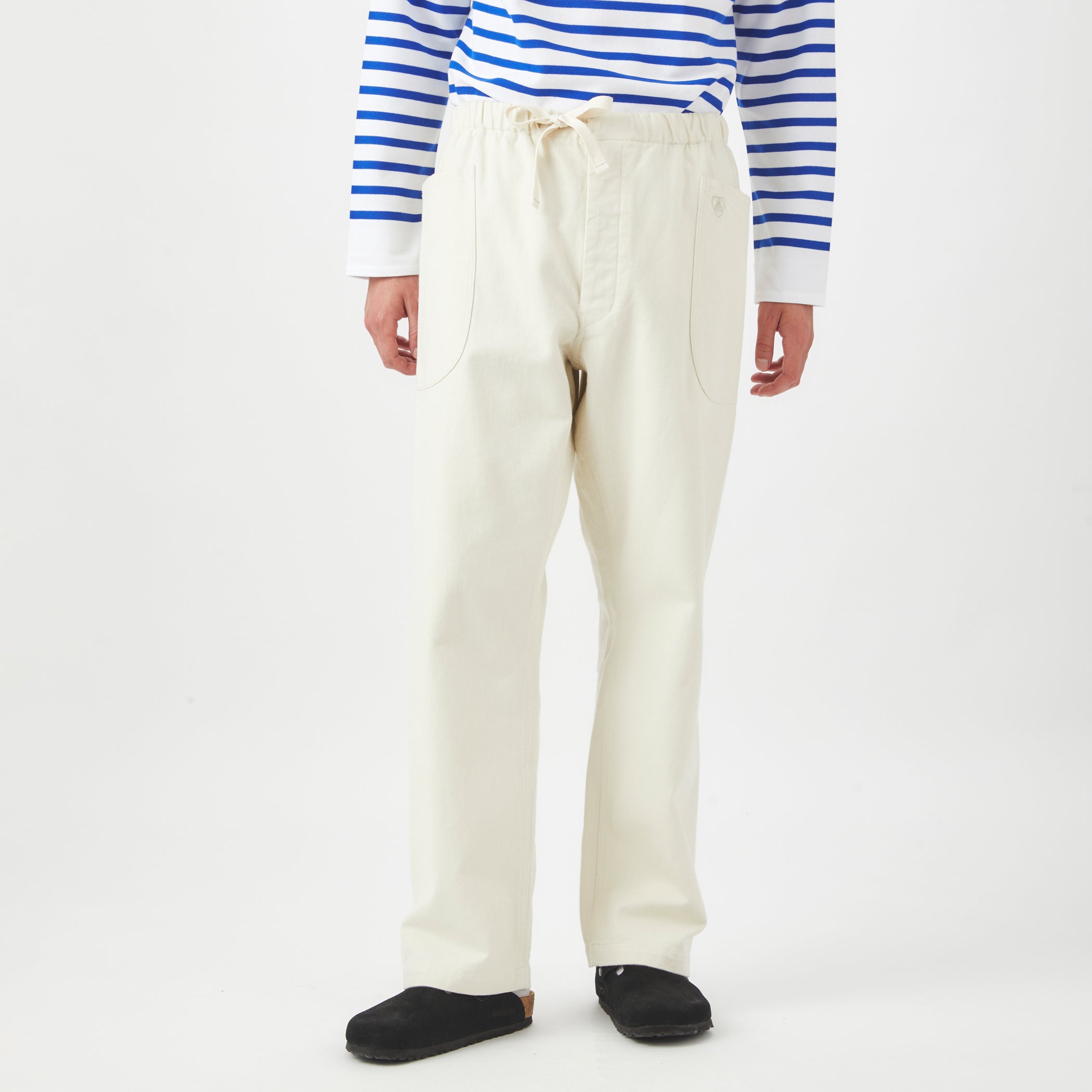 Cotton Twill Easy Pants