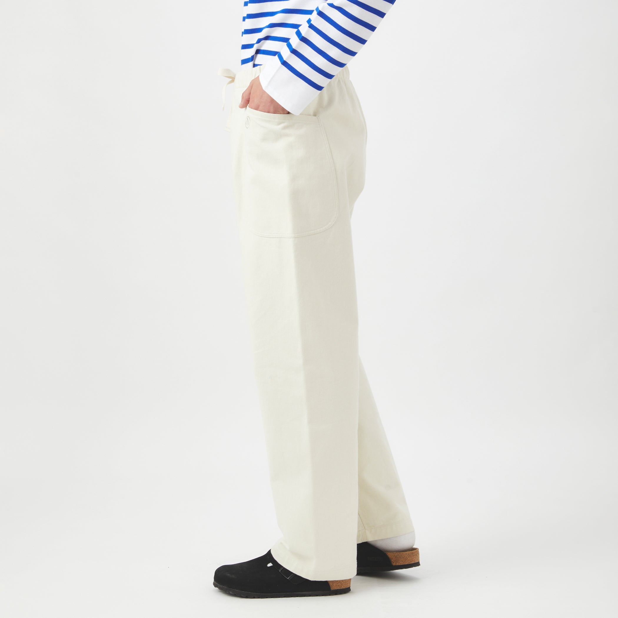 Cotton Twill Easy Pants