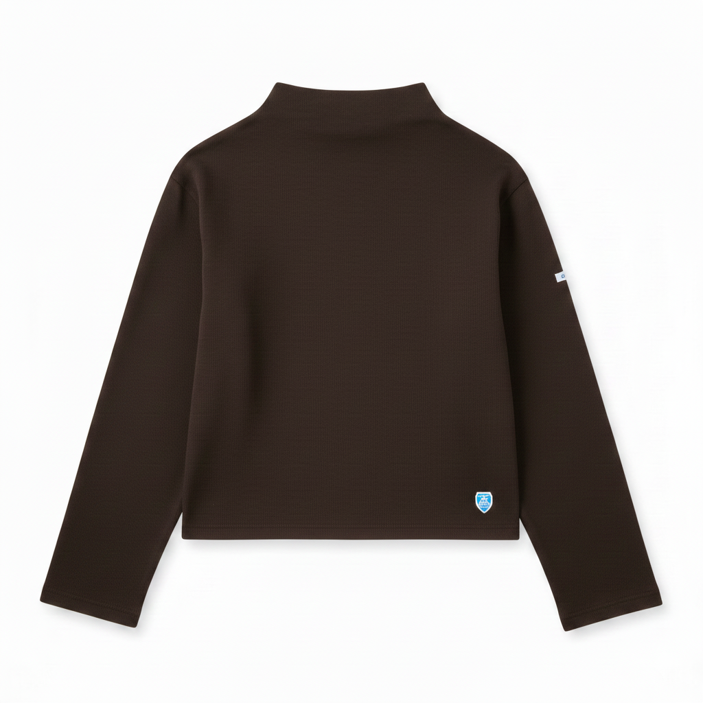 Women's Cotton Lourd Bottle Neck Basque Shirt