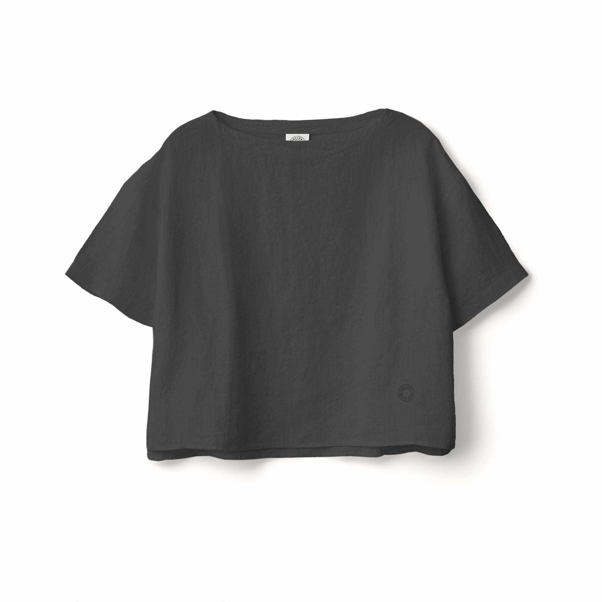 Women's Linen Boat Neck Pullover