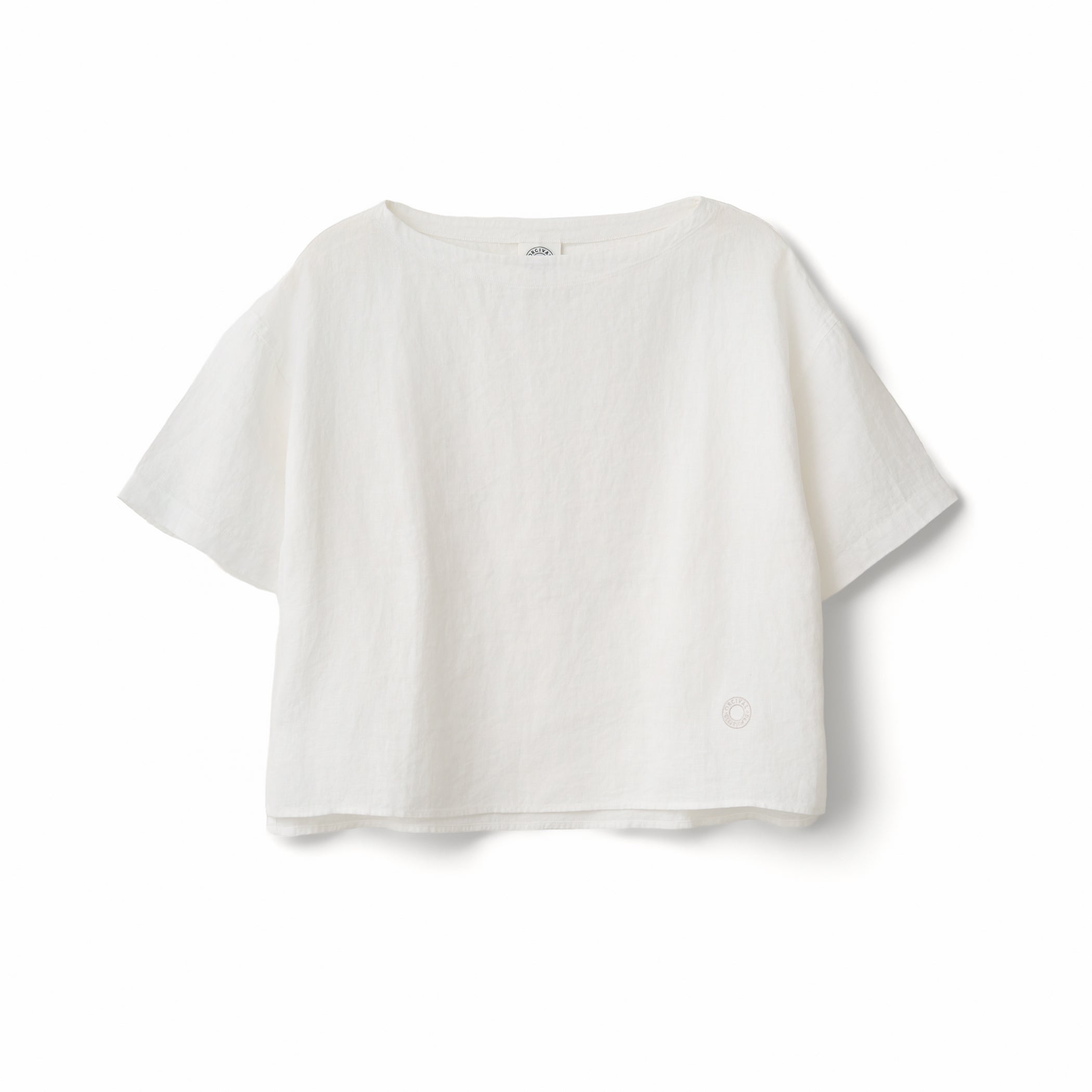 Women's Linen Boat Neck Pullover