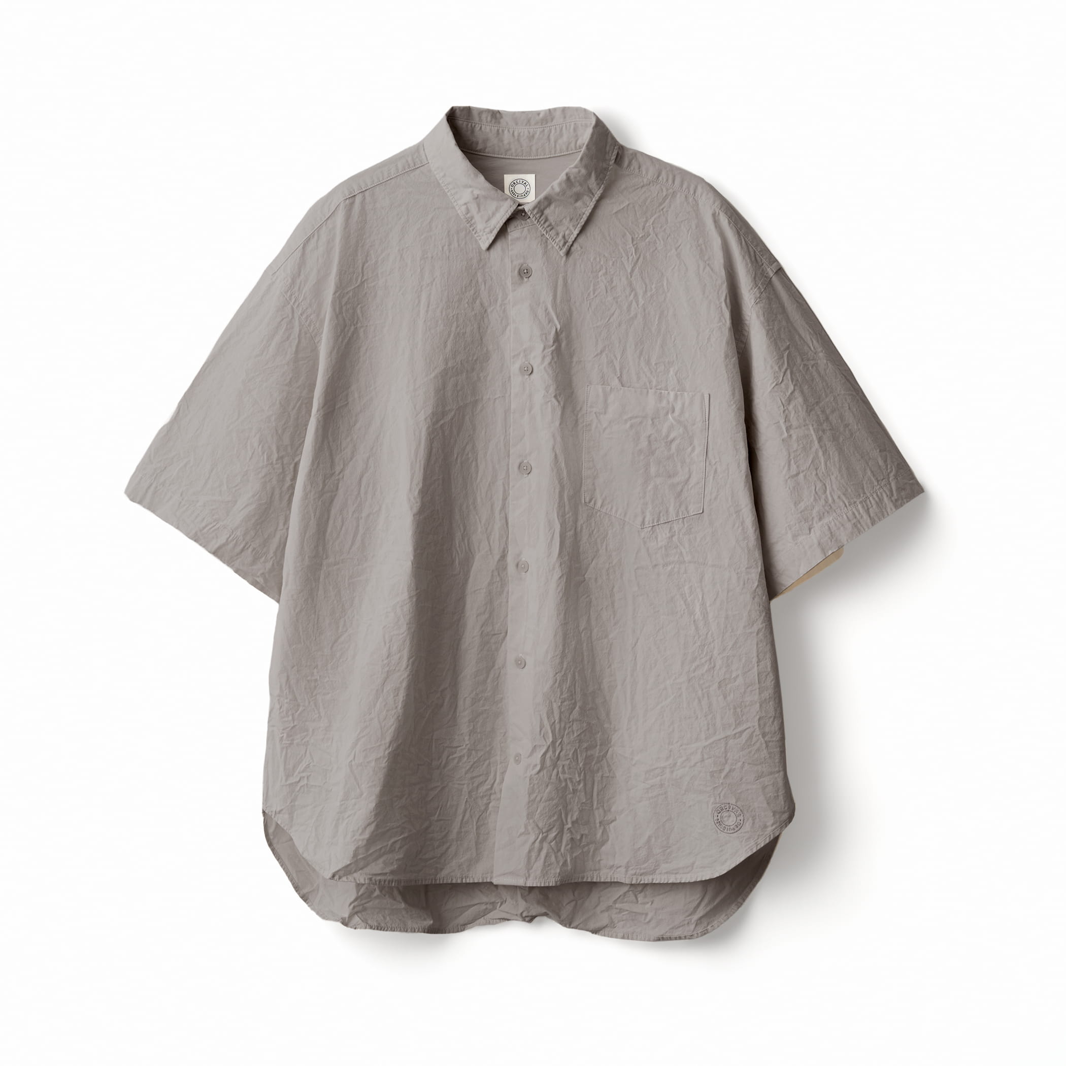 Men's Garment Dye Poplin Regular Collar Shirt