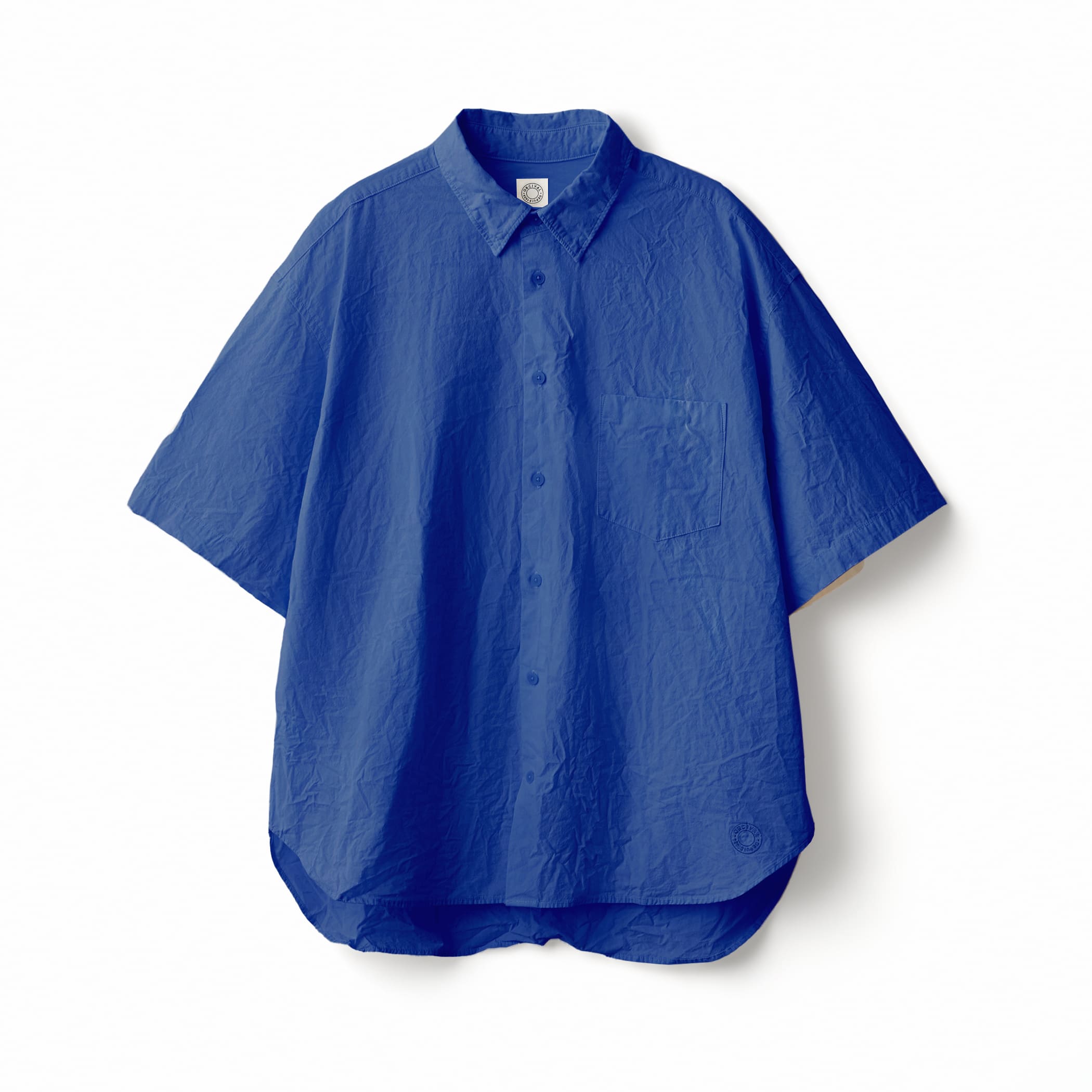 Men's Garment Dye Poplin Regular Collar Shirt
