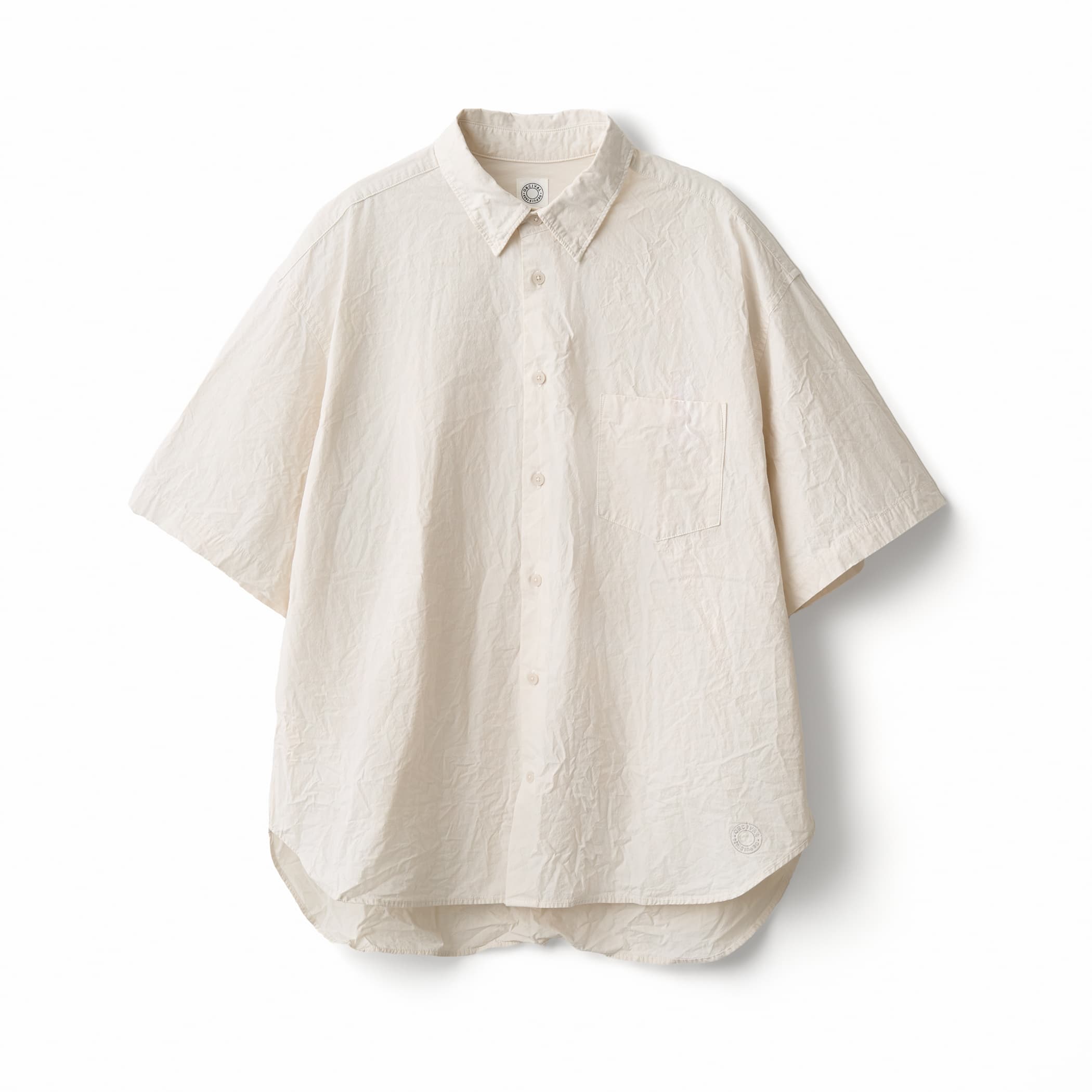 Men's Garment Dye Poplin Regular Collar Shirt