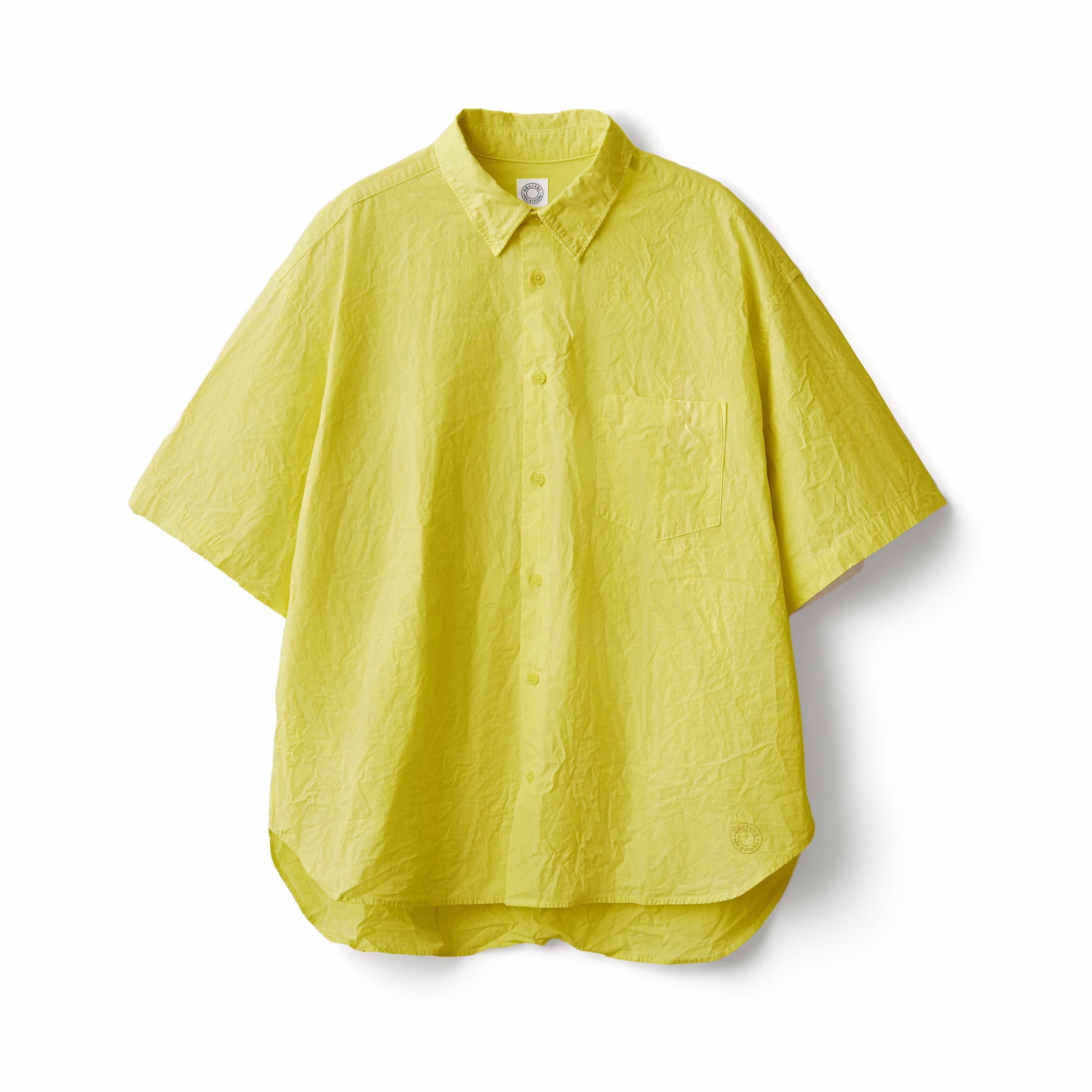 Men's Garment Dye Poplin Regular Collar Shirt