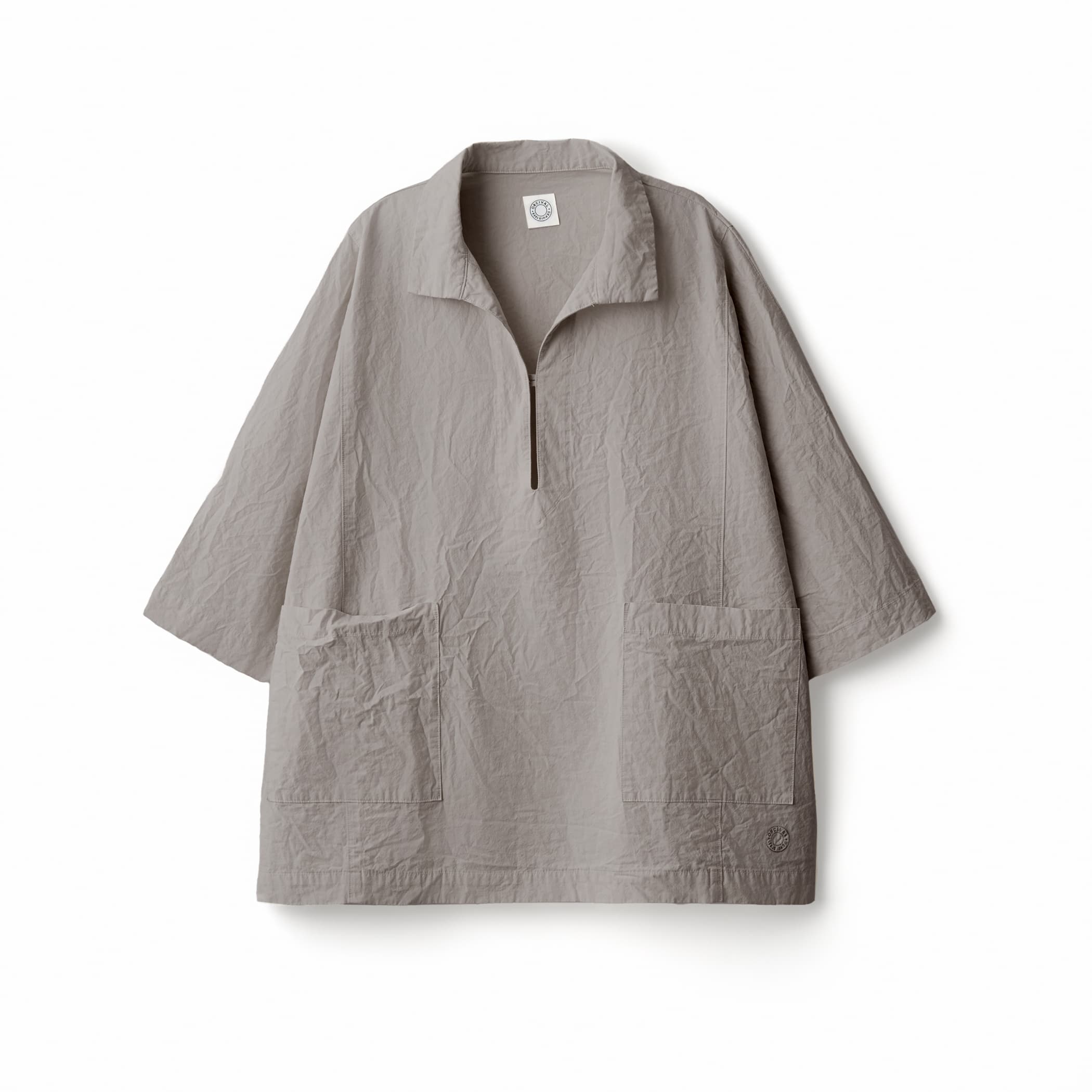 Women's Garment Dye Poplin Skipper Short Sleeve Shirt