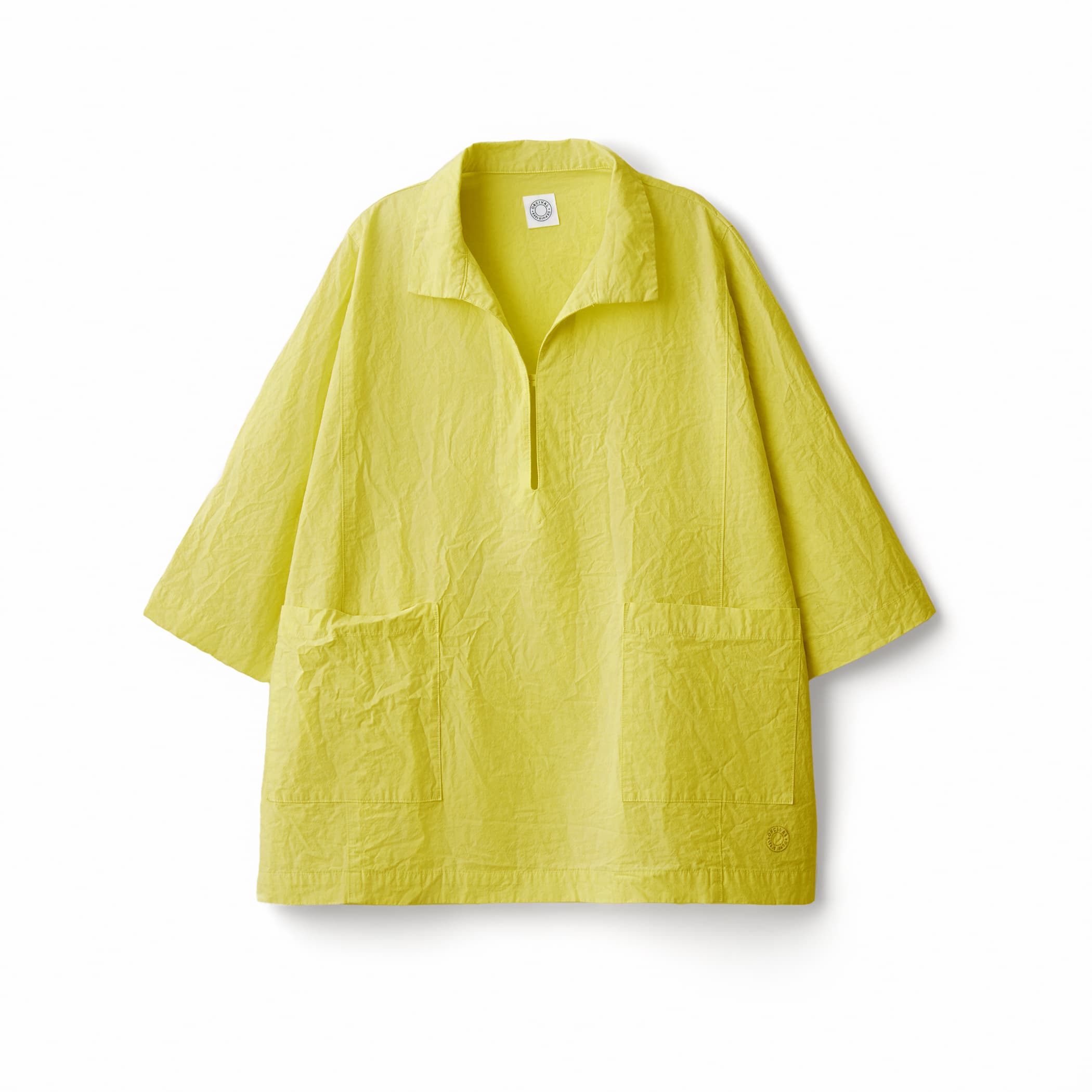 Women's Garment Dye Poplin Skipper Short Sleeve Shirt