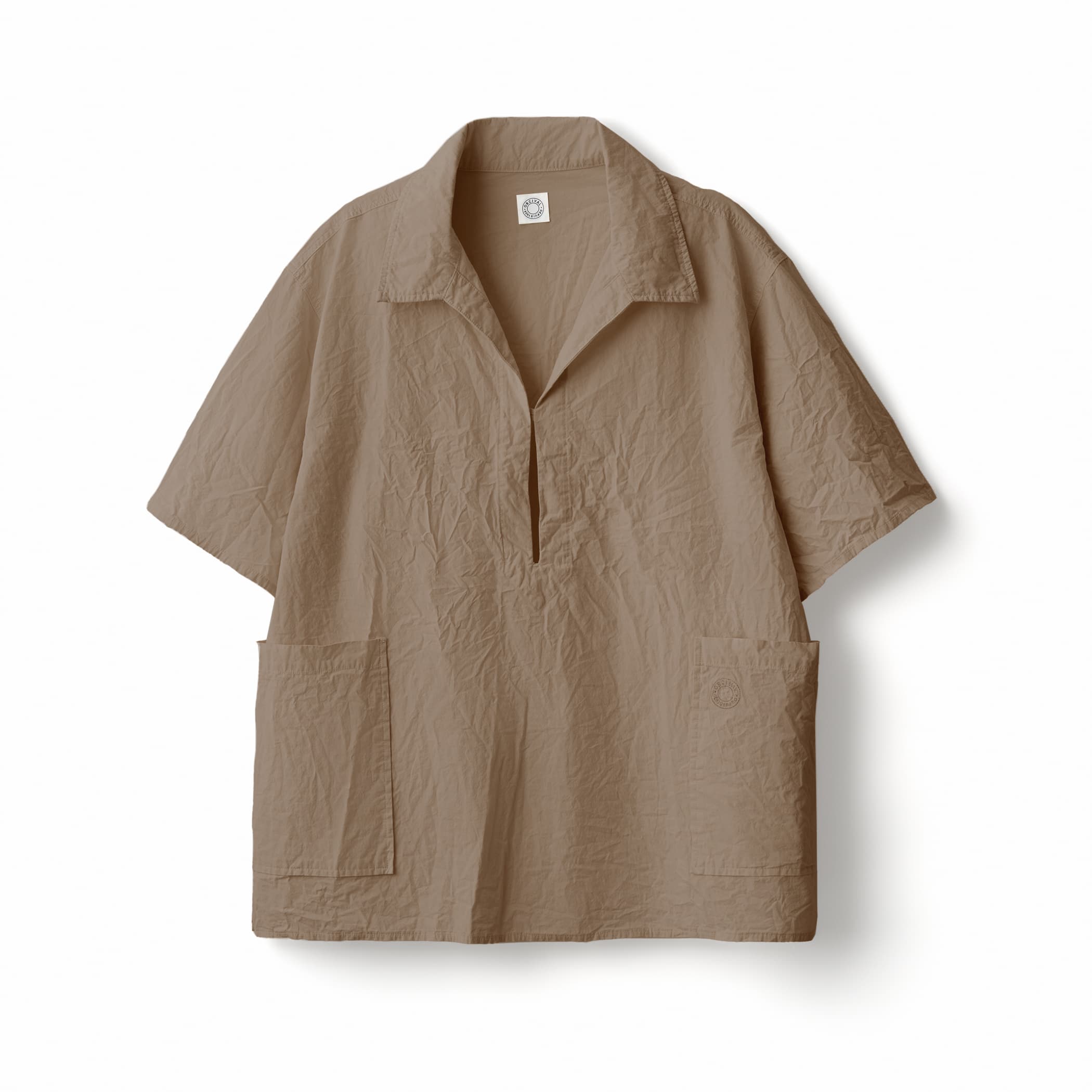 トップス GARMENT DYE PLATED ORGANIC COTTON SHIRT MHL.（エムエイチエル）の「GARMENT DYE PLATED ORGANIC COTTON SHIRT