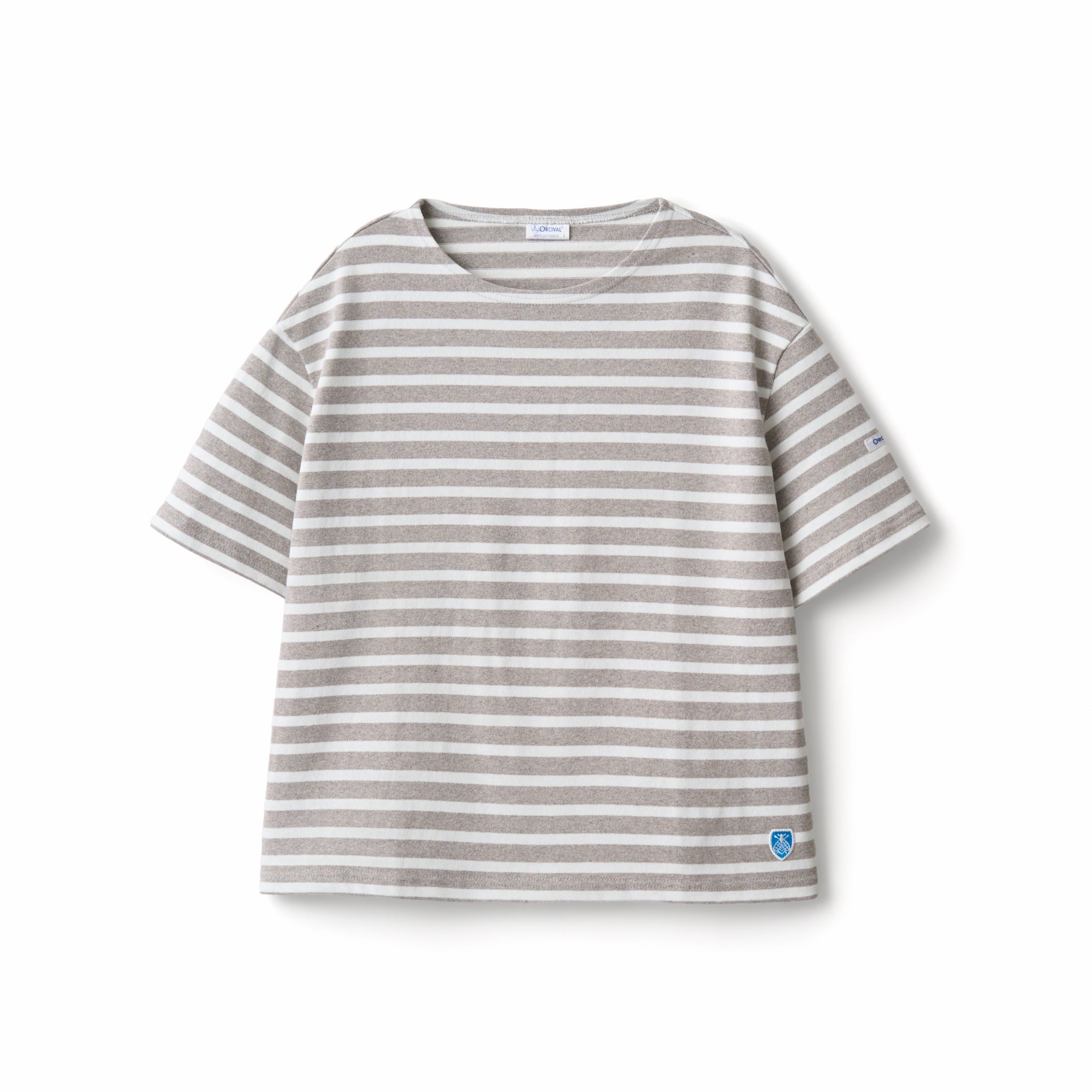 Women's Cotton Lourd Crew Neck Basque Shirt