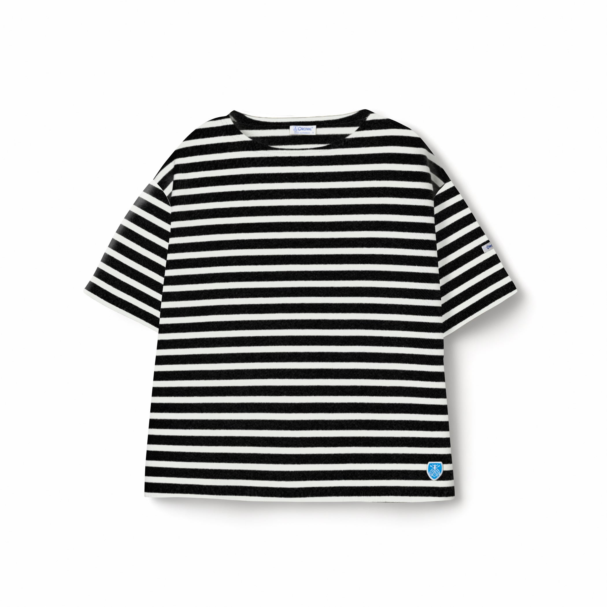 Women's Cotton Lourd Crew Neck Basque Shirt
