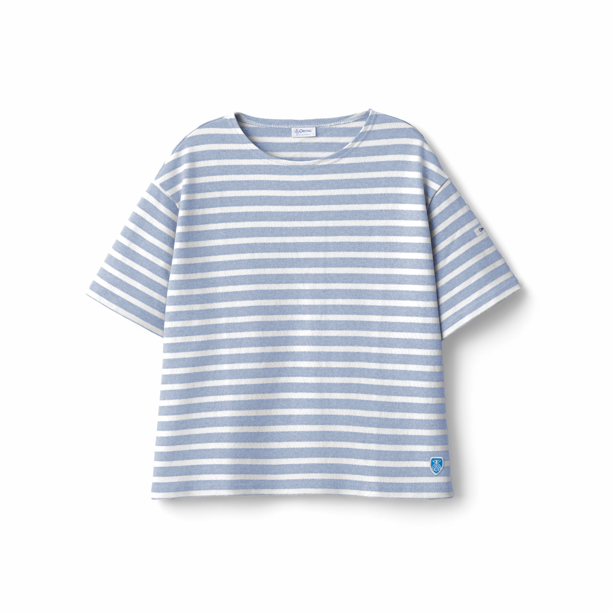 Women's Cotton Lourd Crew Neck Basque Shirt