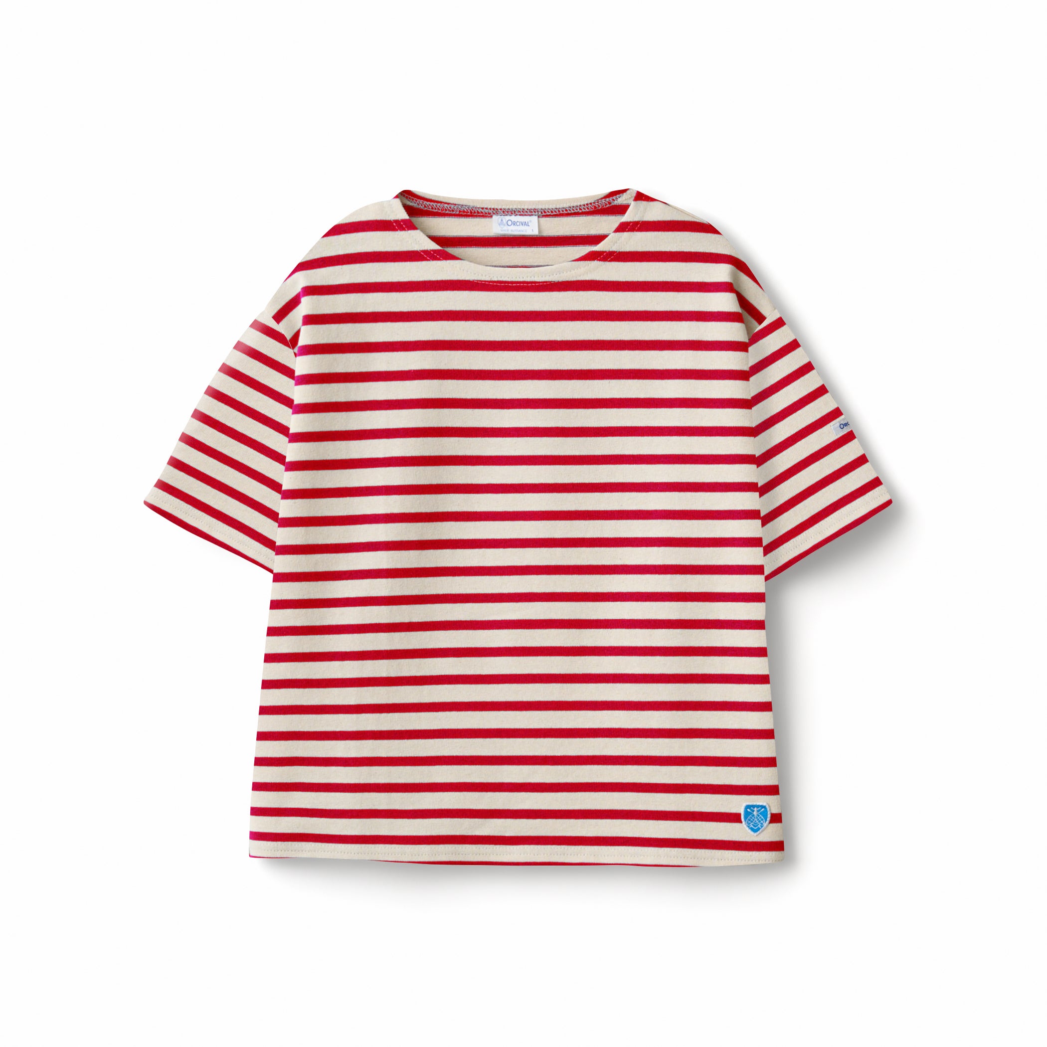 Women's Cotton Lourd Crew Neck Basque Shirt