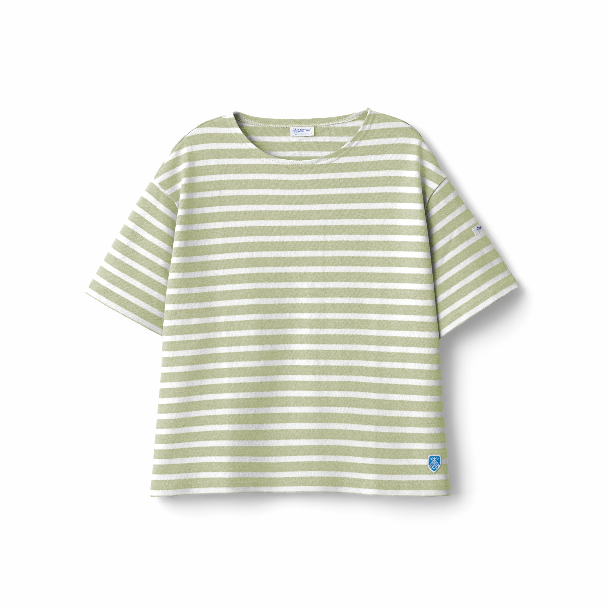 Women's Cotton Lourd Crew Neck Basque Shirt