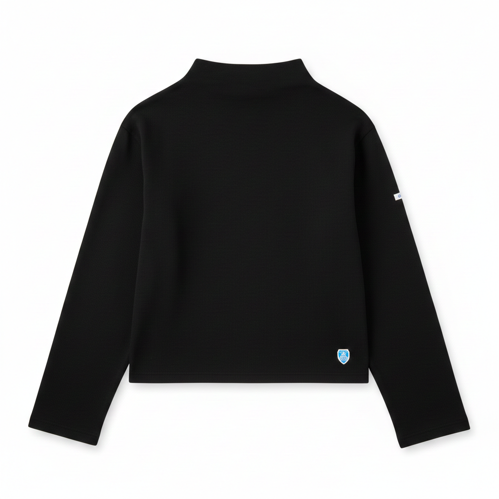 Women's Cotton Lourd Bottle Neck Basque Shirt