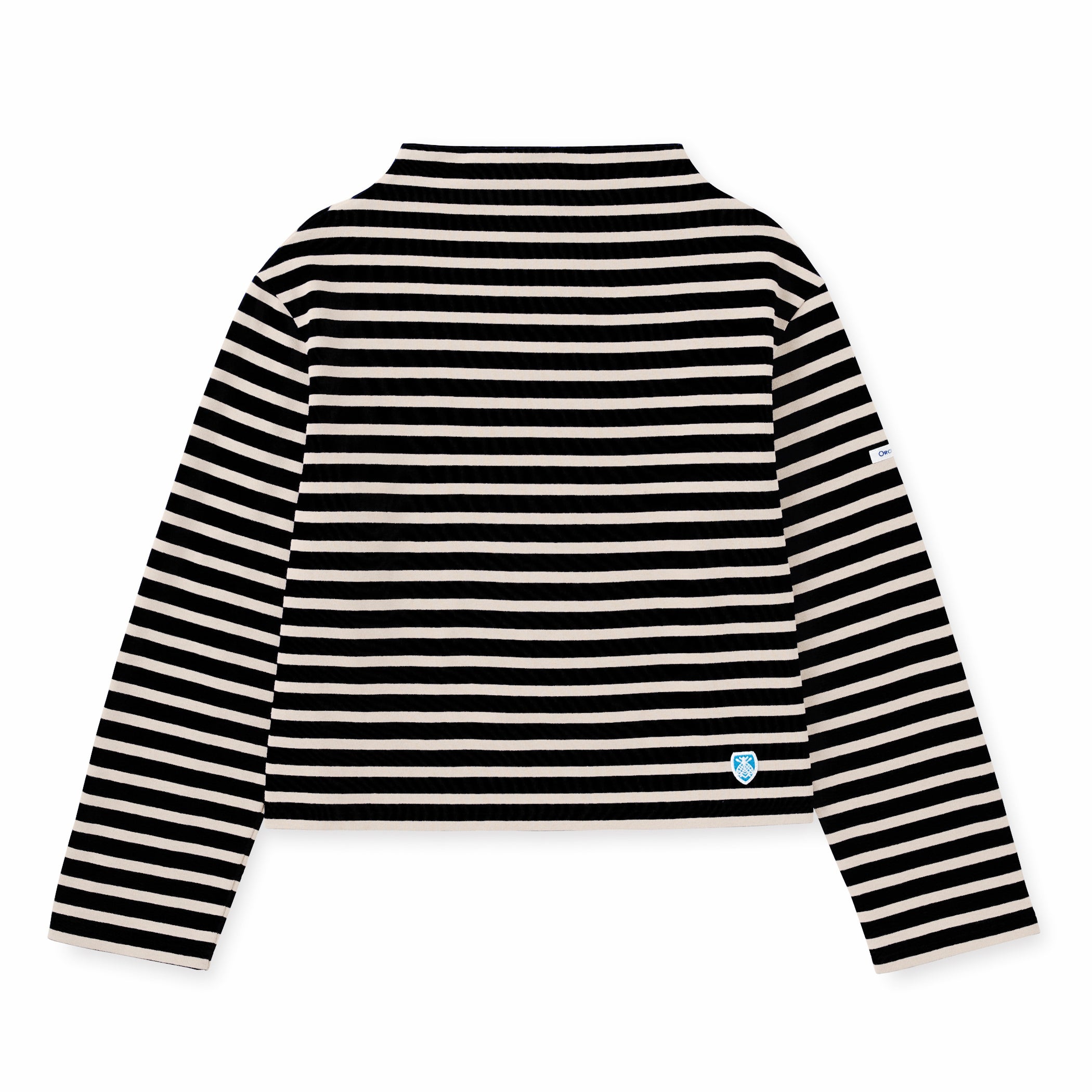 Women's Cotton Lourd Bottle Neck Basque Shirt