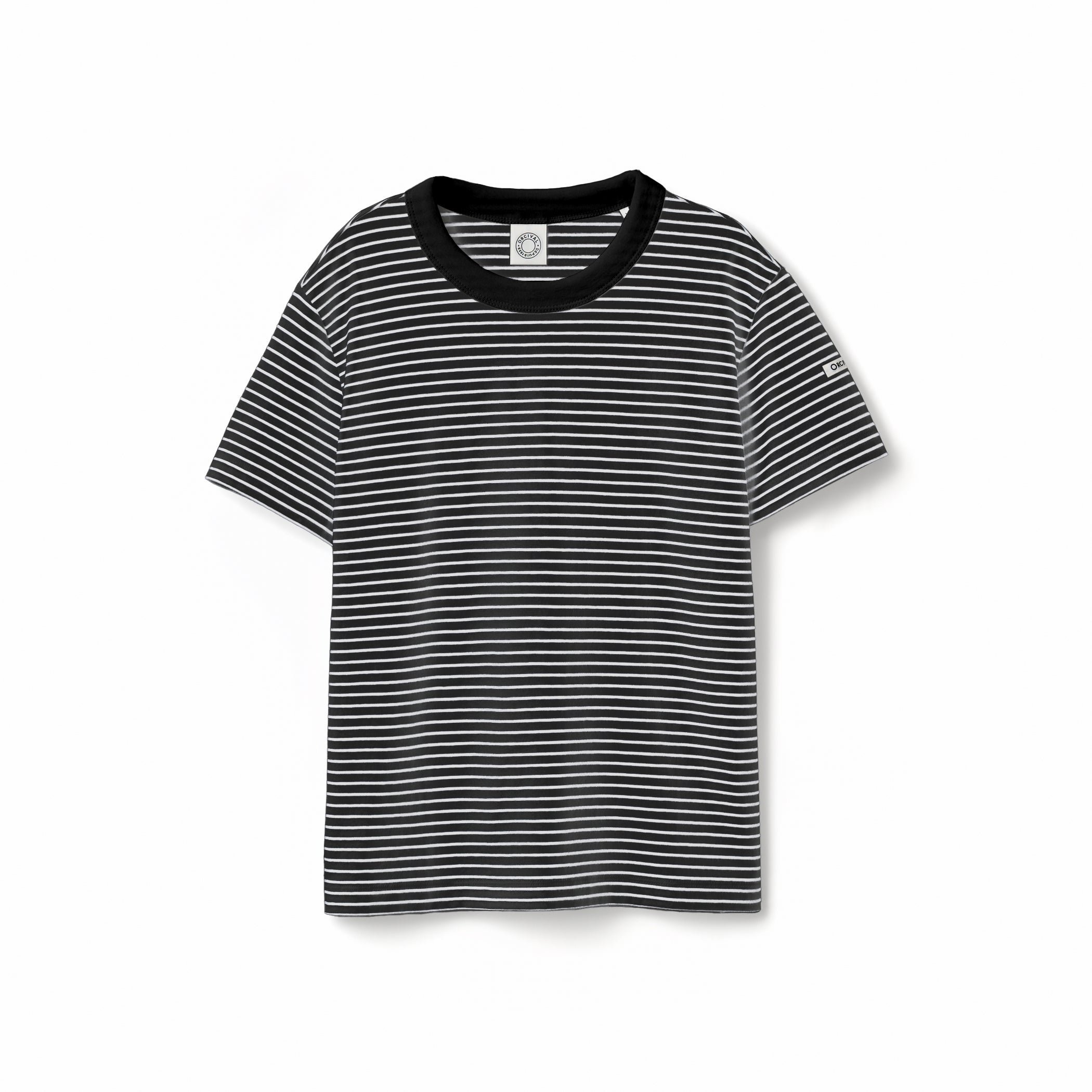 Women's Cotton Stretch Crew Neck Short Sleeve Pullover