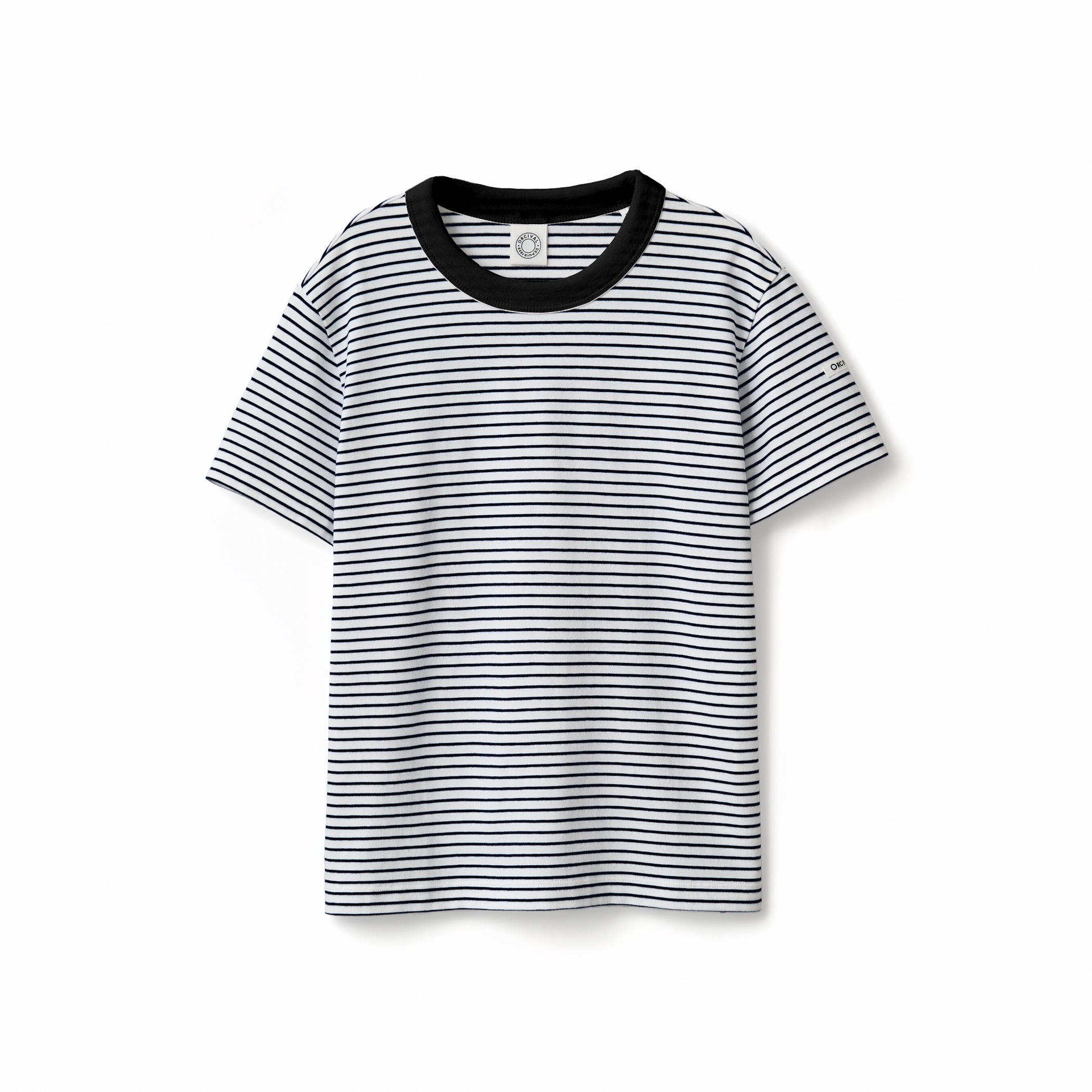 Women's Cotton Stretch Crew Neck Short Sleeve Pullover