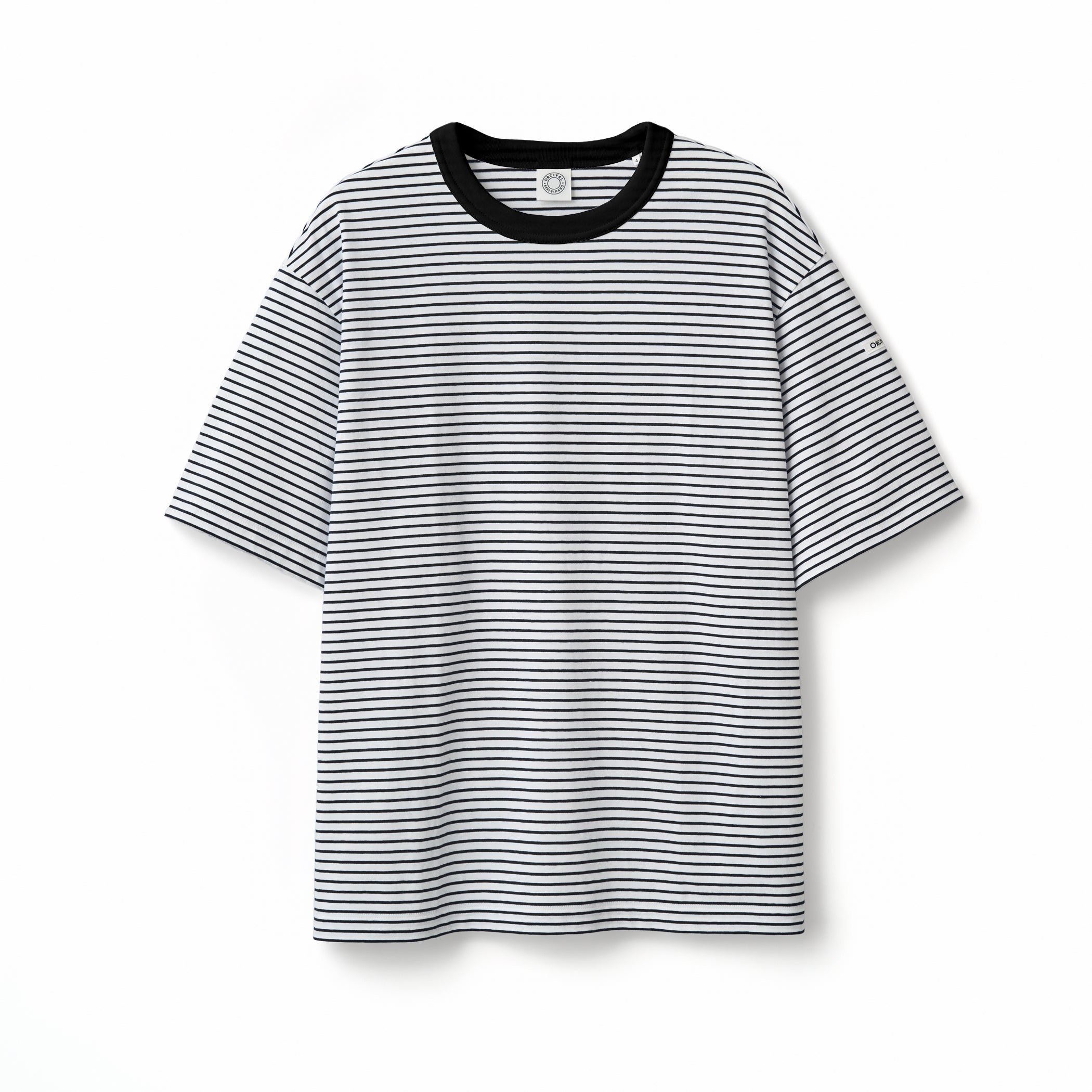 Men's Cotton Stretch Crew Neck Short Sleeve Pullover