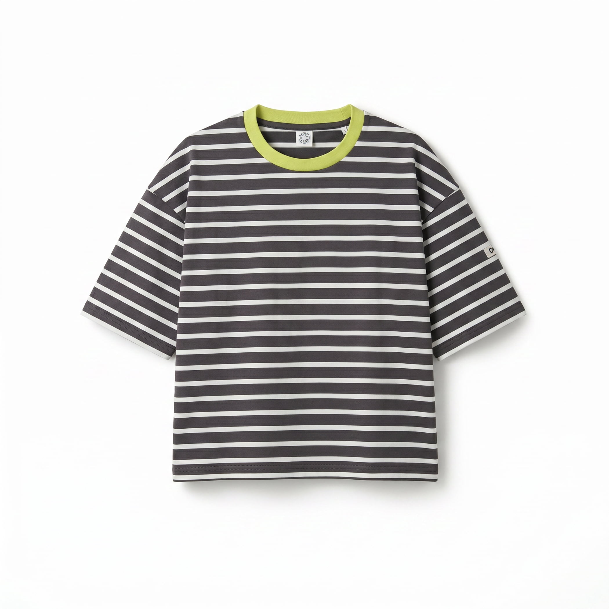 Women's Mercerized Jersey Wide Crew Neck Pullover