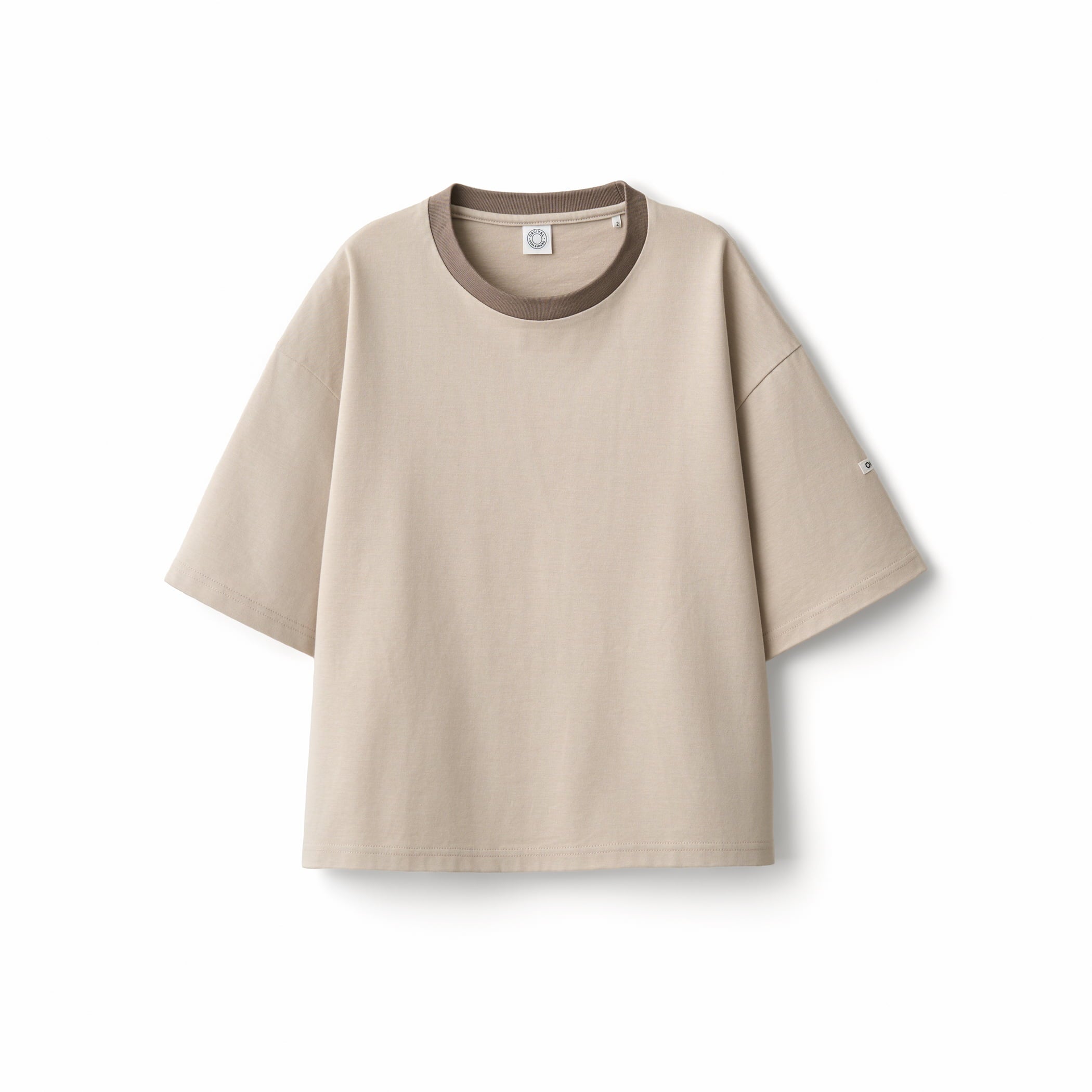 Women's Mercerized Jersey Wide Crew Neck Pullover