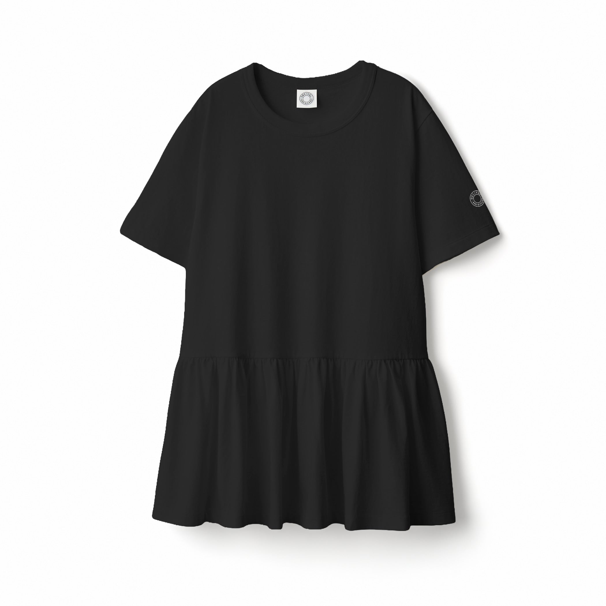 Women's Open End Jersey Gathered Short Sleeve Pullover