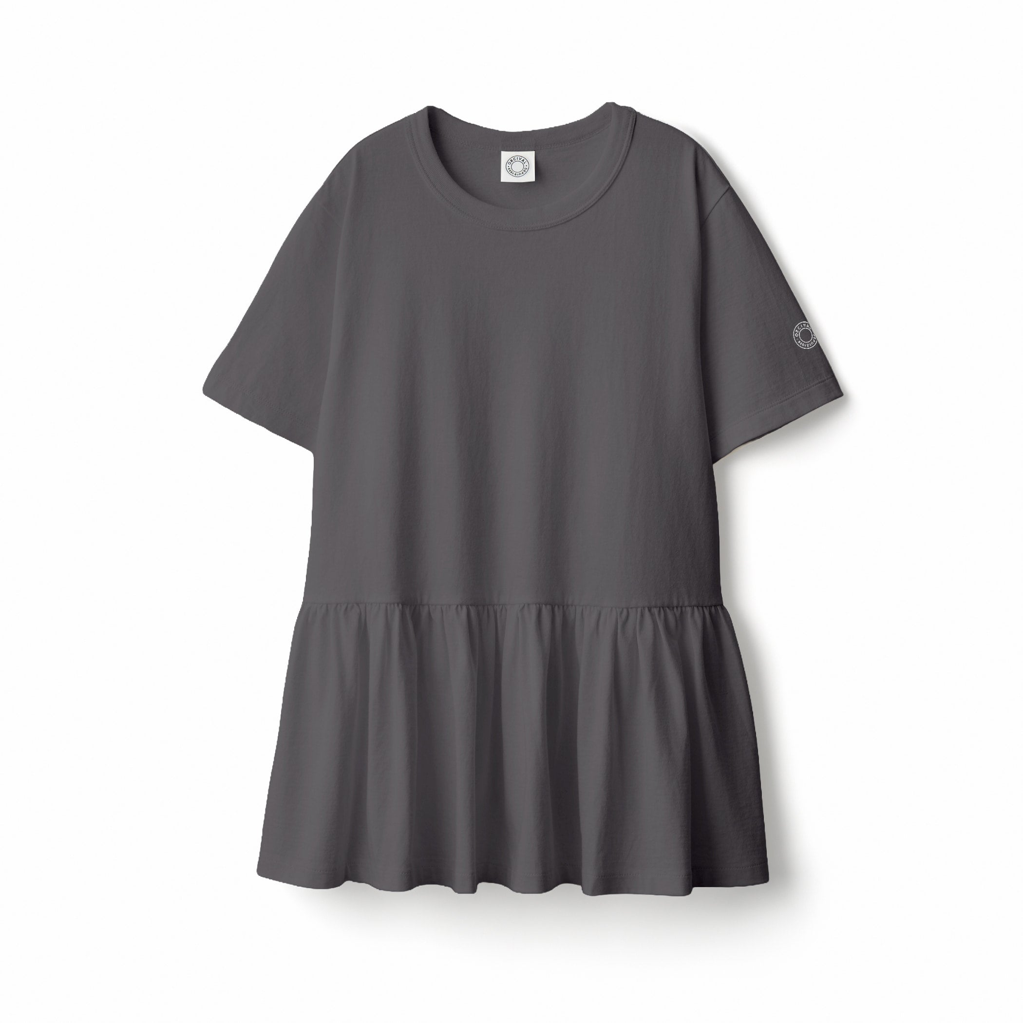 Women's Open End Jersey Gathered Short Sleeve Pullover