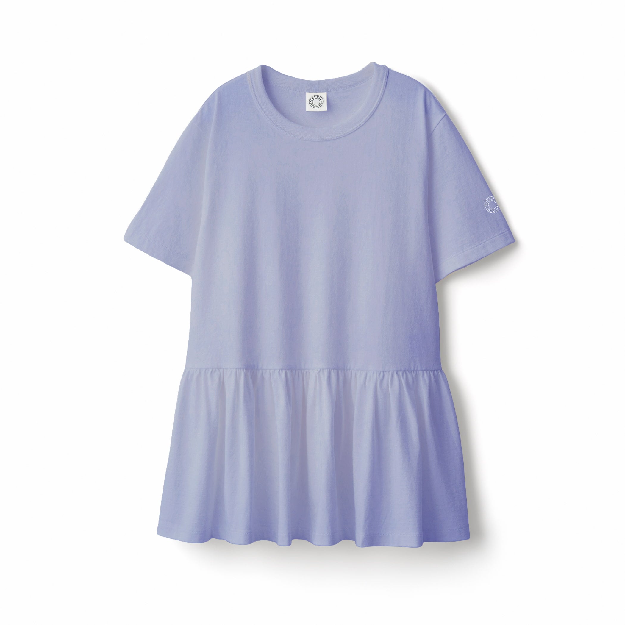 Women's Open End Jersey Gathered Short Sleeve Pullover