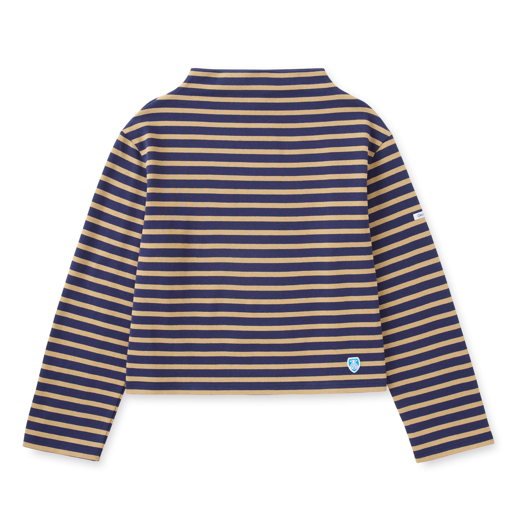 Women's Cotton Lourd Bottle Neck Basque Shirt