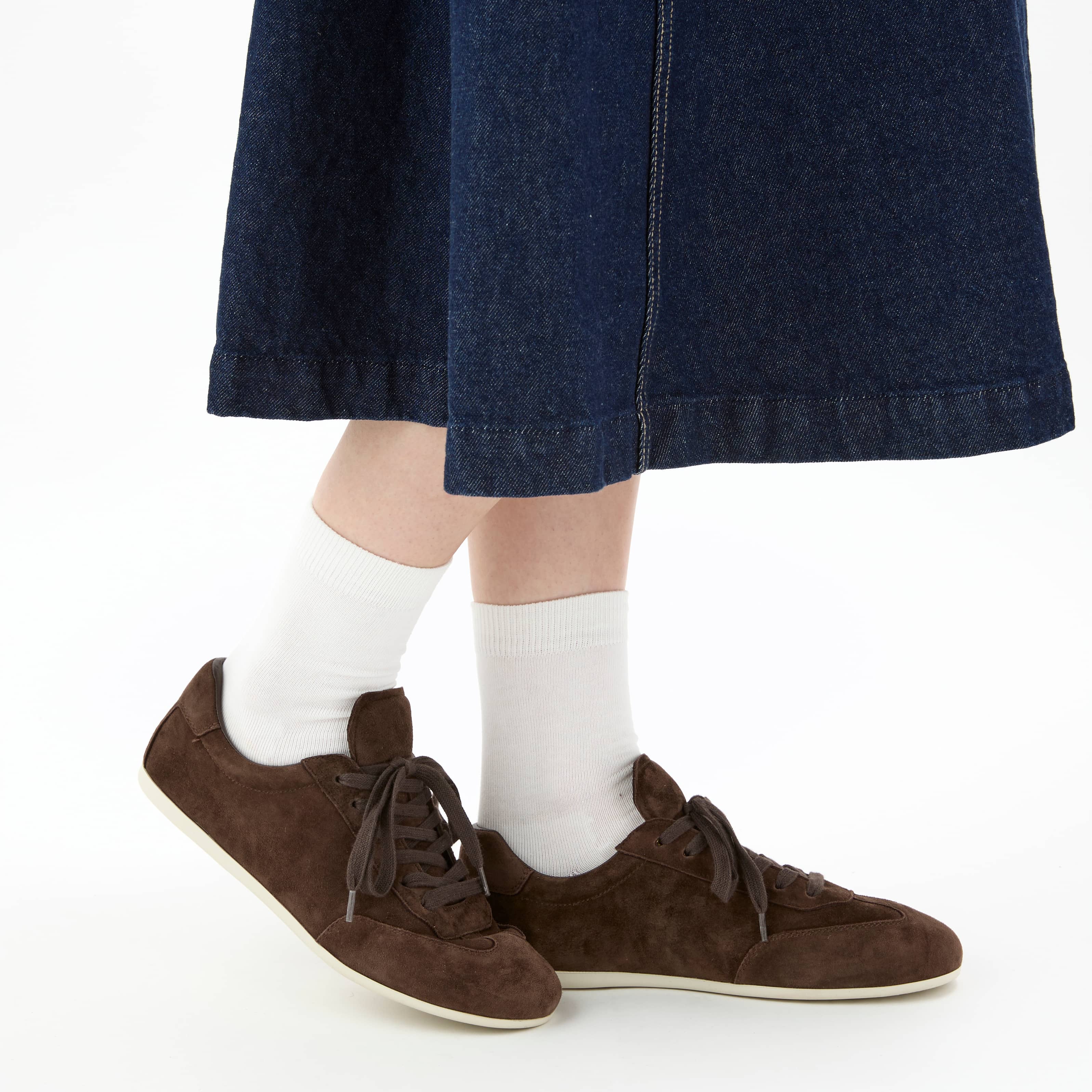 ＜Exclusive＞Women's Leather Sneakers Blown