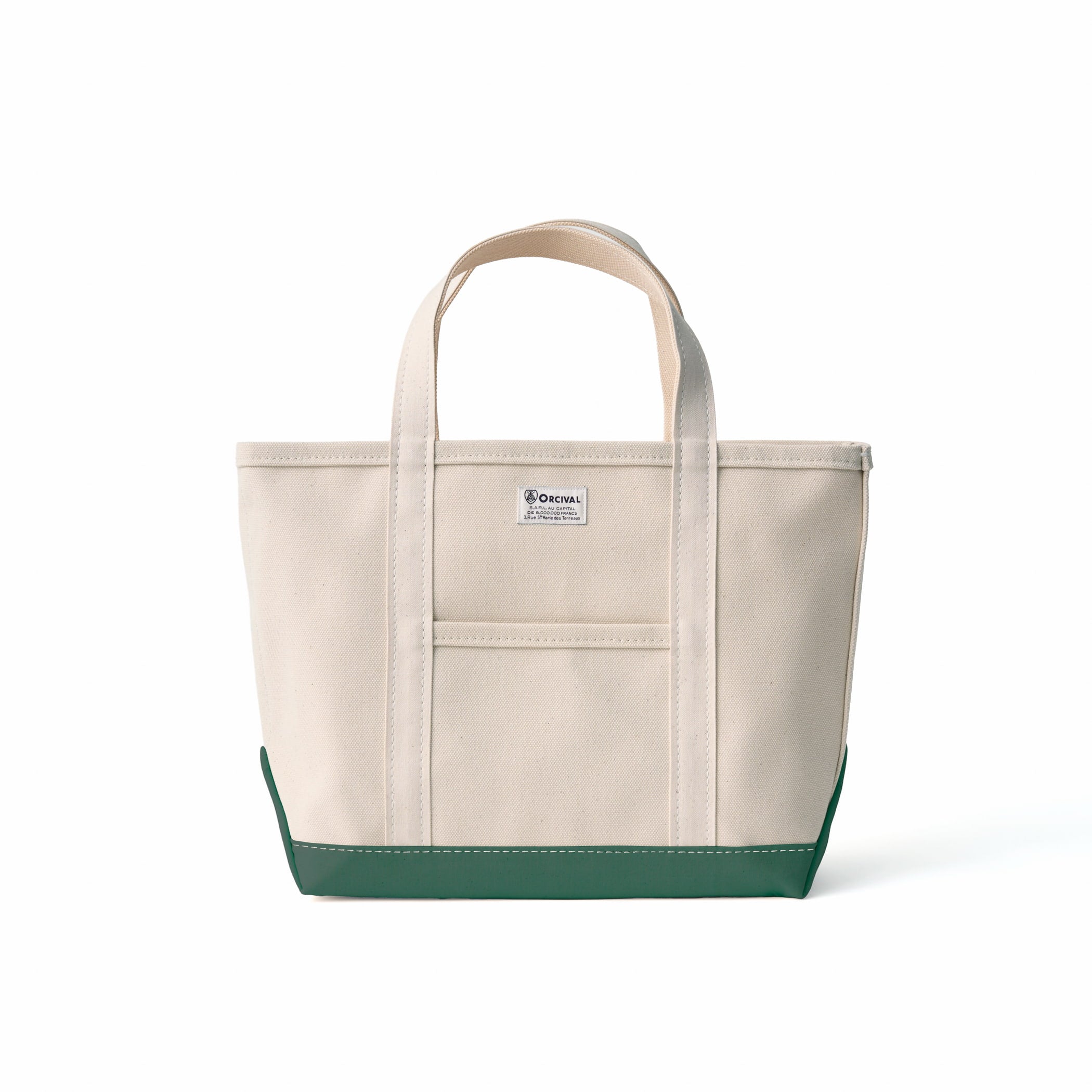 ORCIVAL アイボリー グレー トートバッグ Tote Bag Medium｜ORCIVAL