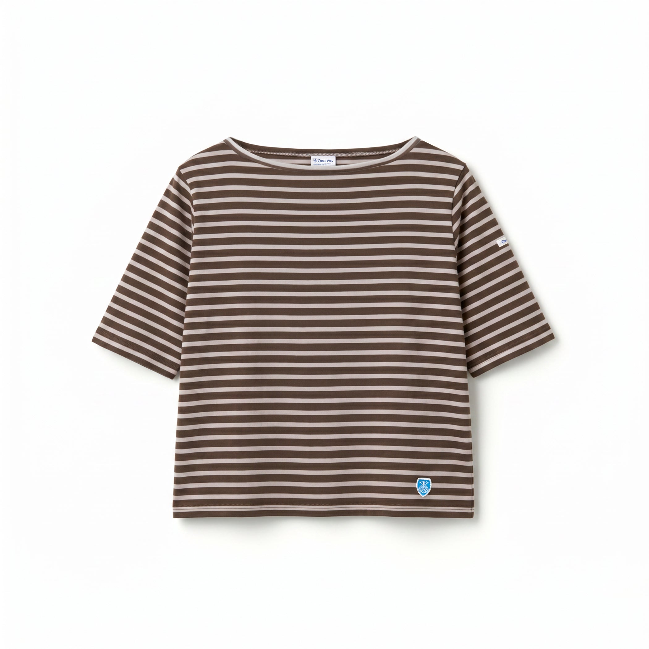 Women's Cotton Leger Boat Neck Half Sleeve Pullover