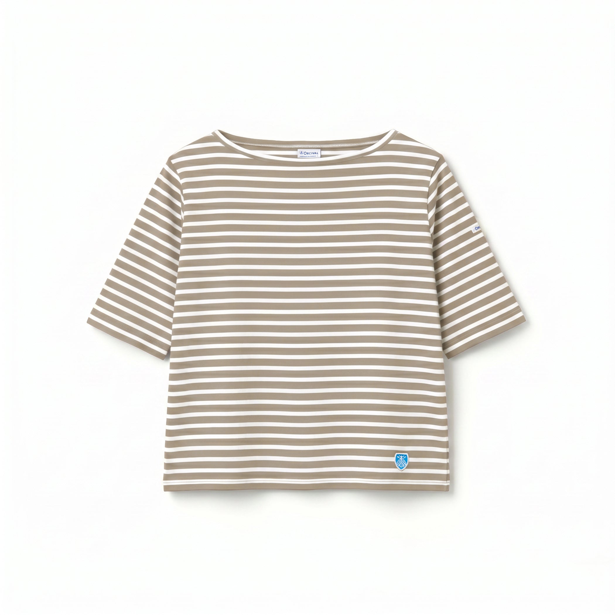 Women's Cotton Leger Boat Neck Half Sleeve Pullover