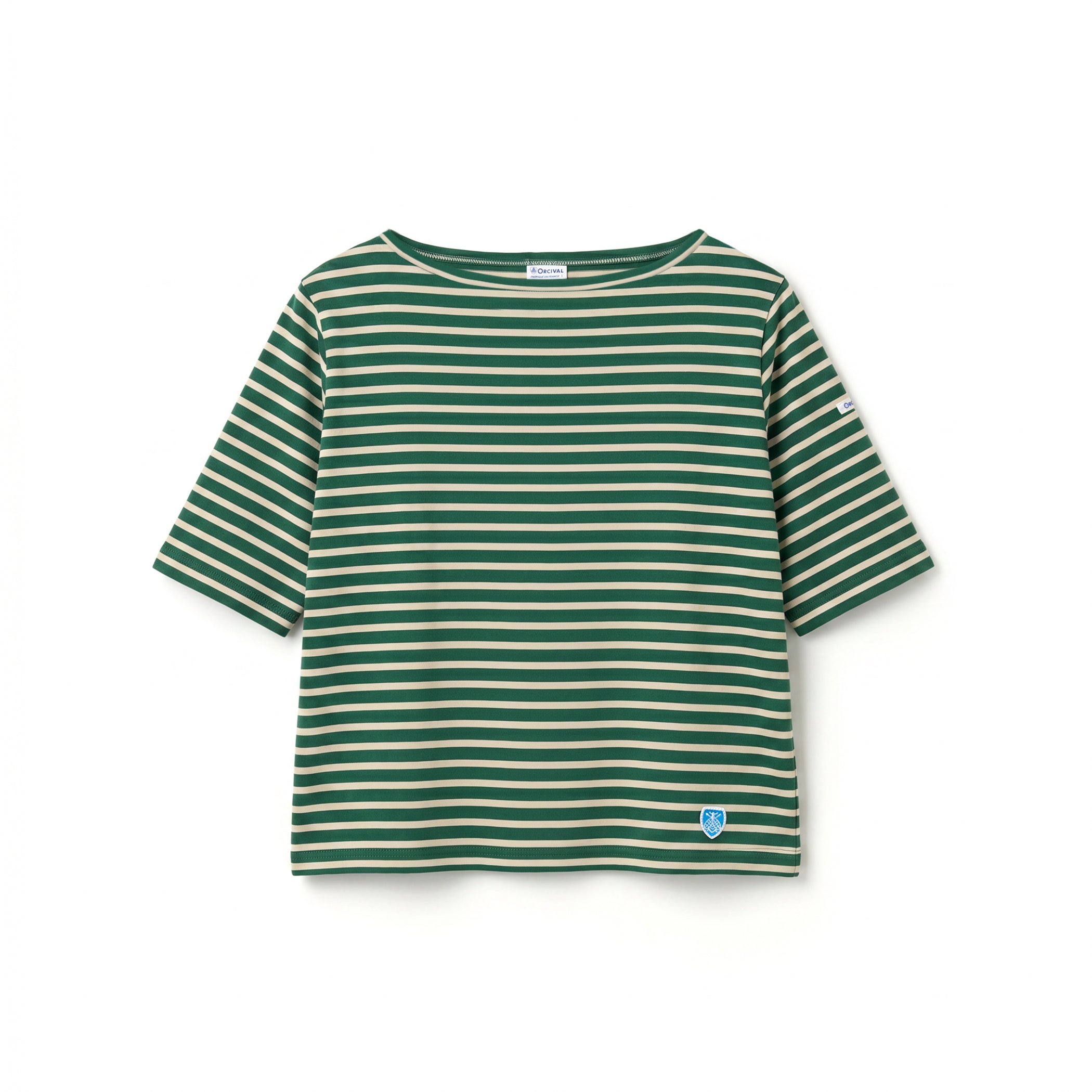 Women's Cotton Leger Boat Neck Half Sleeve Pullover