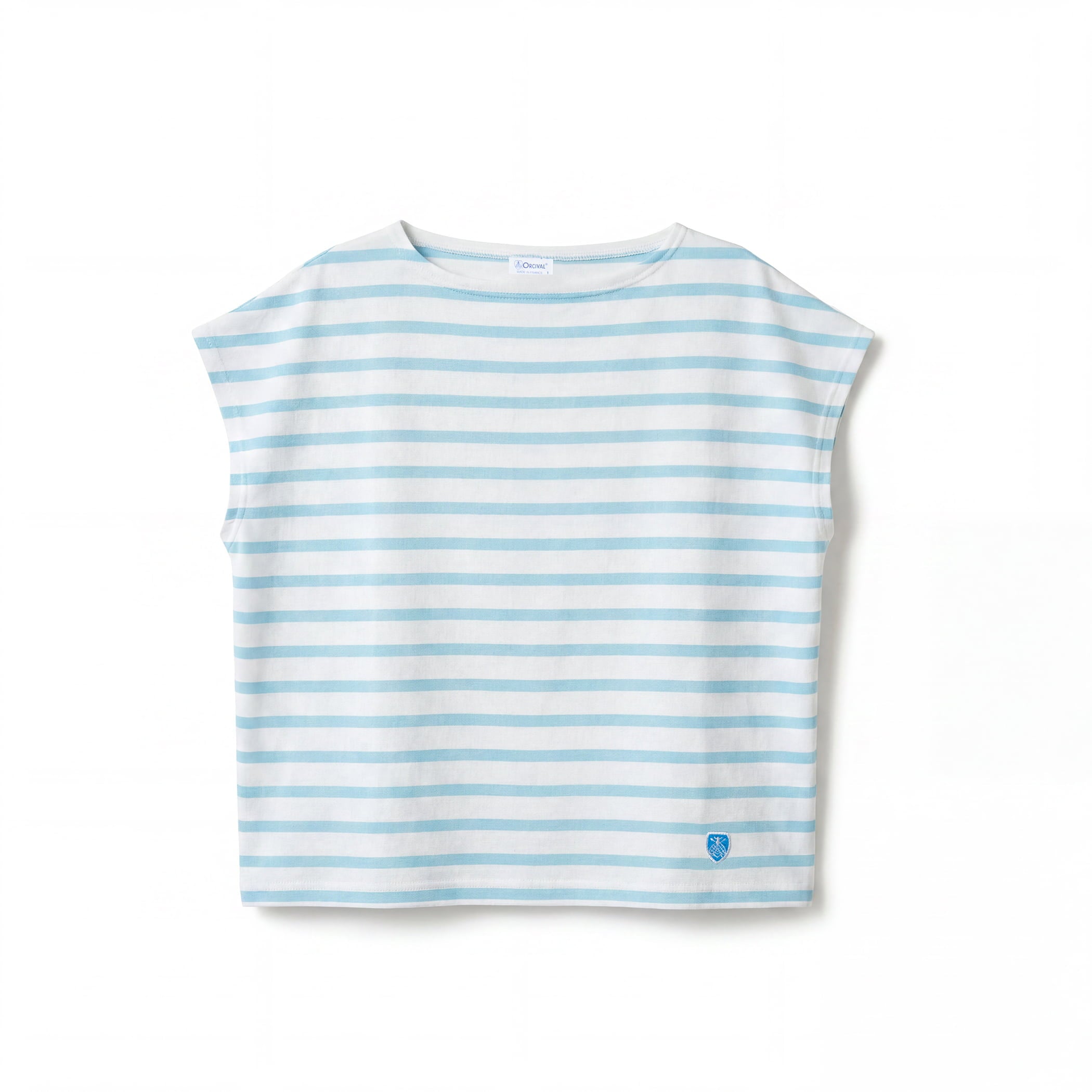Women's Cotton Leger Boat Neck French Sleeve T-shirt