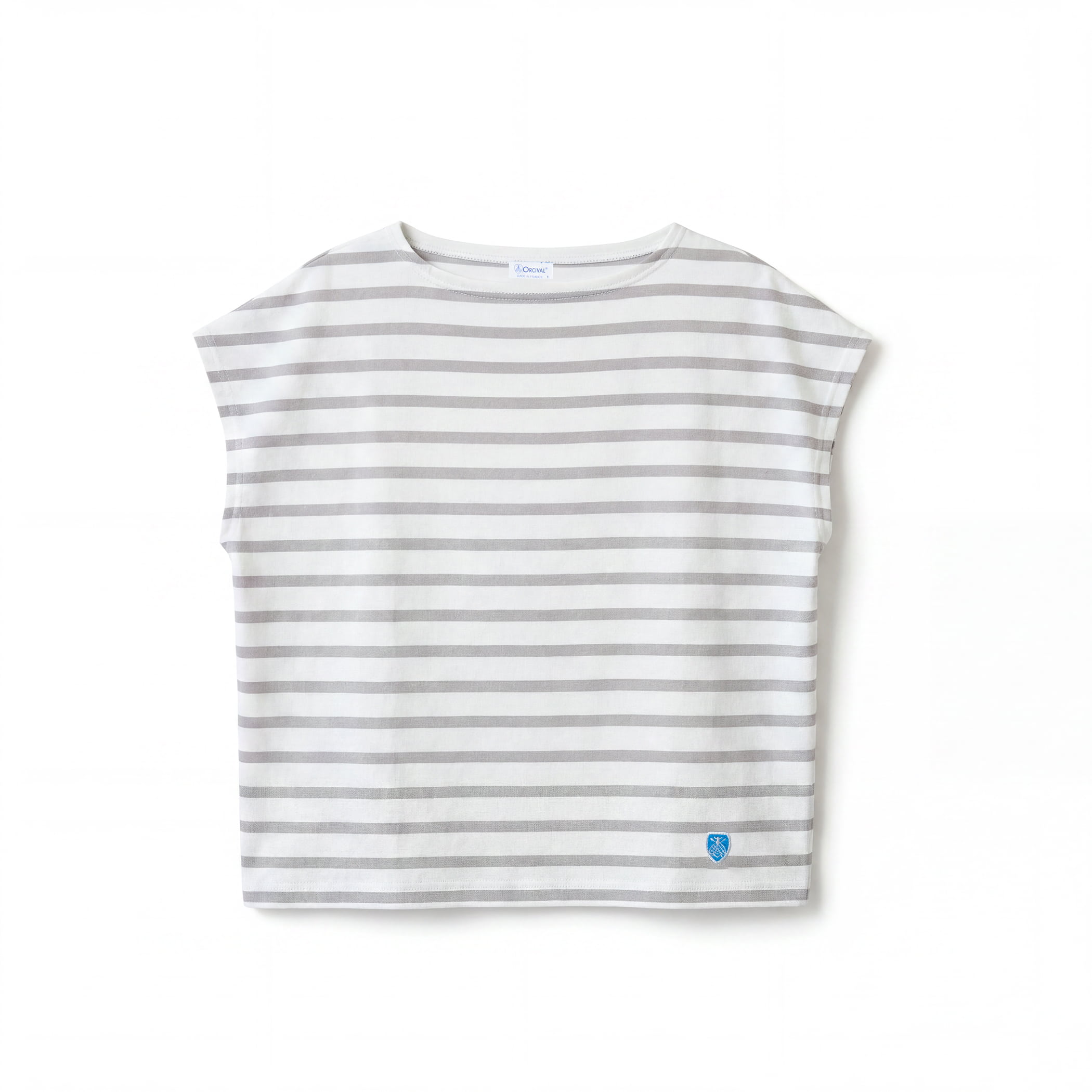 Women's Cotton Leger Boat Neck French Sleeve T-shirt