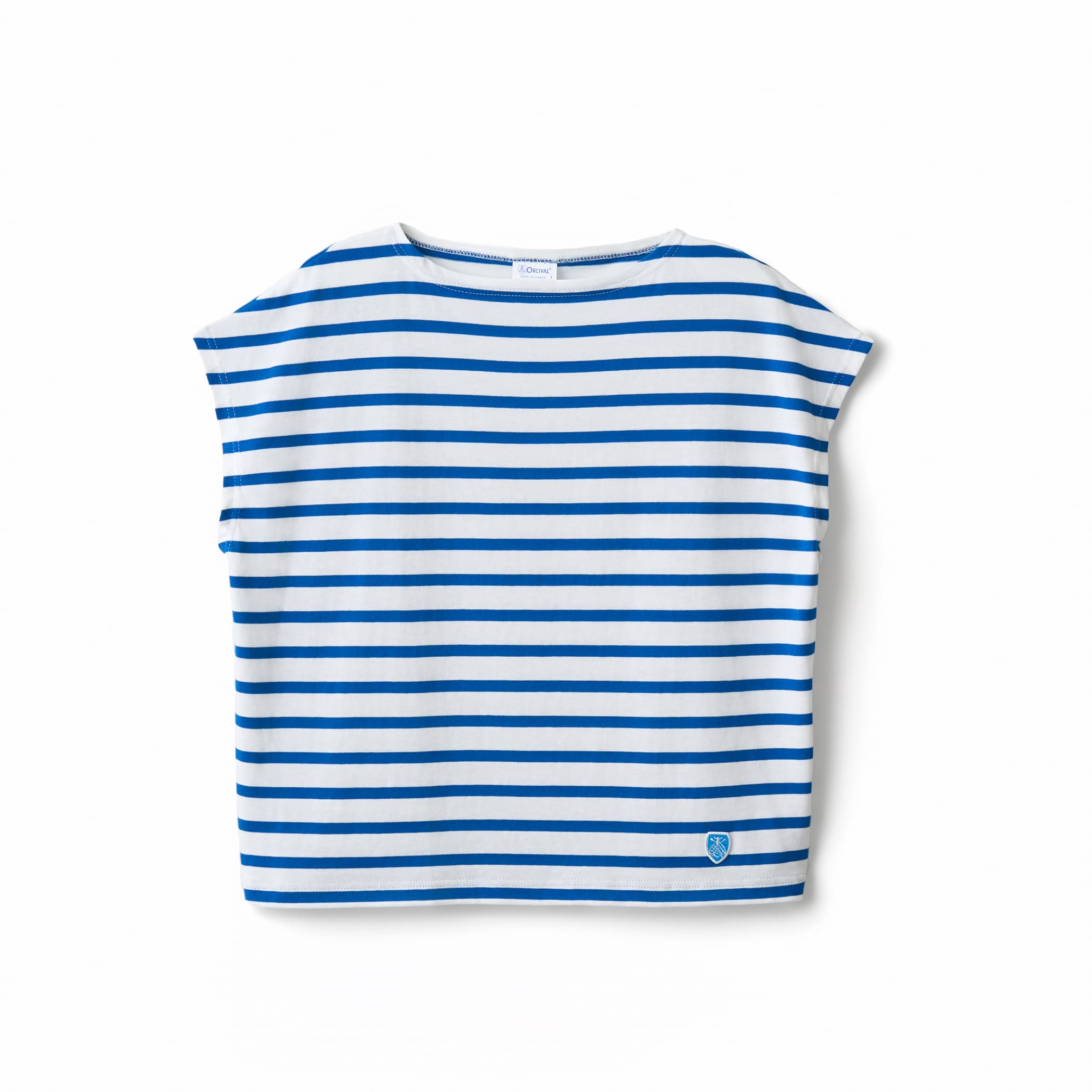 Women's Cotton Leger Boat Neck French Sleeve T-shirt