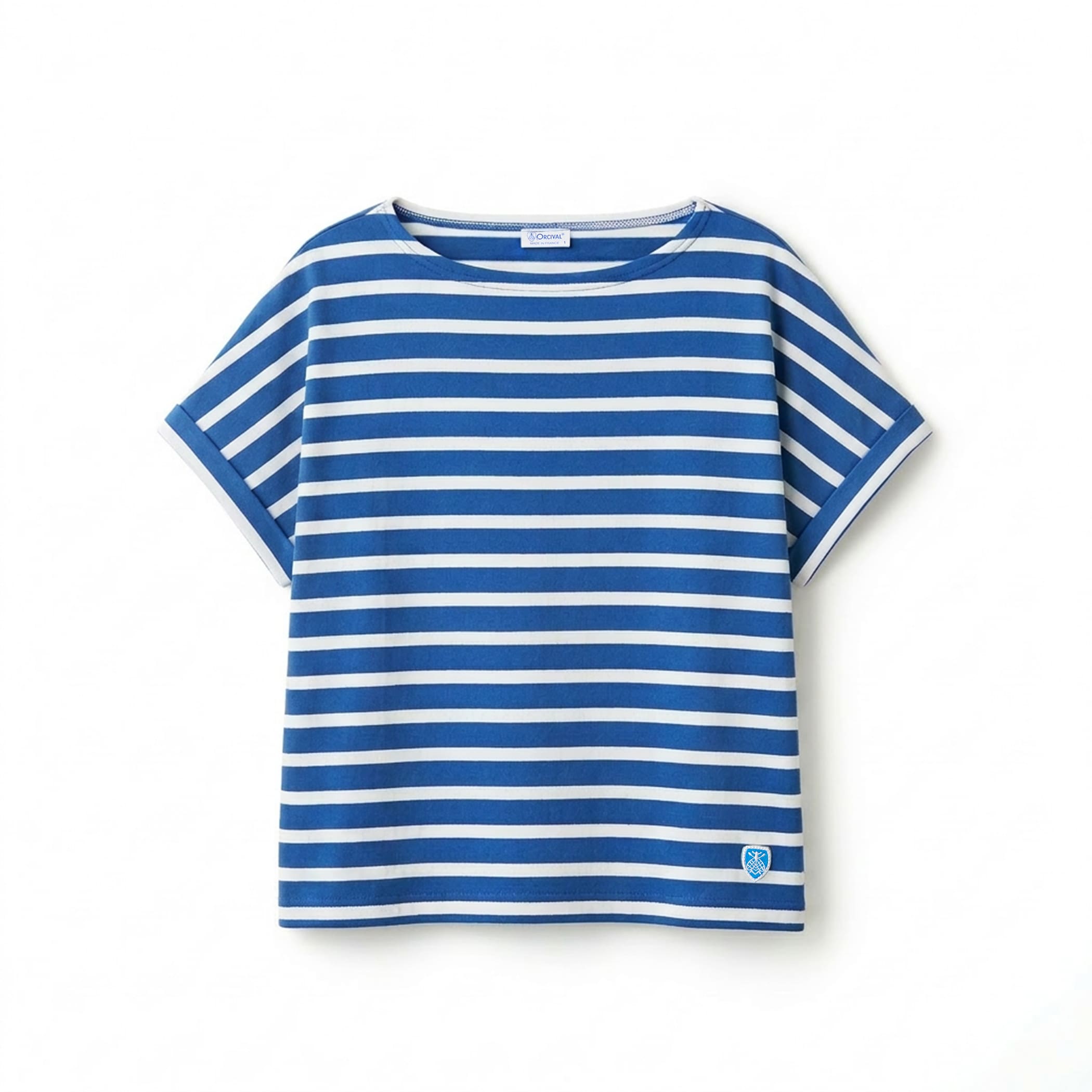 Women's Cotton Leger Boat Neck Half Sleeve T-shirt