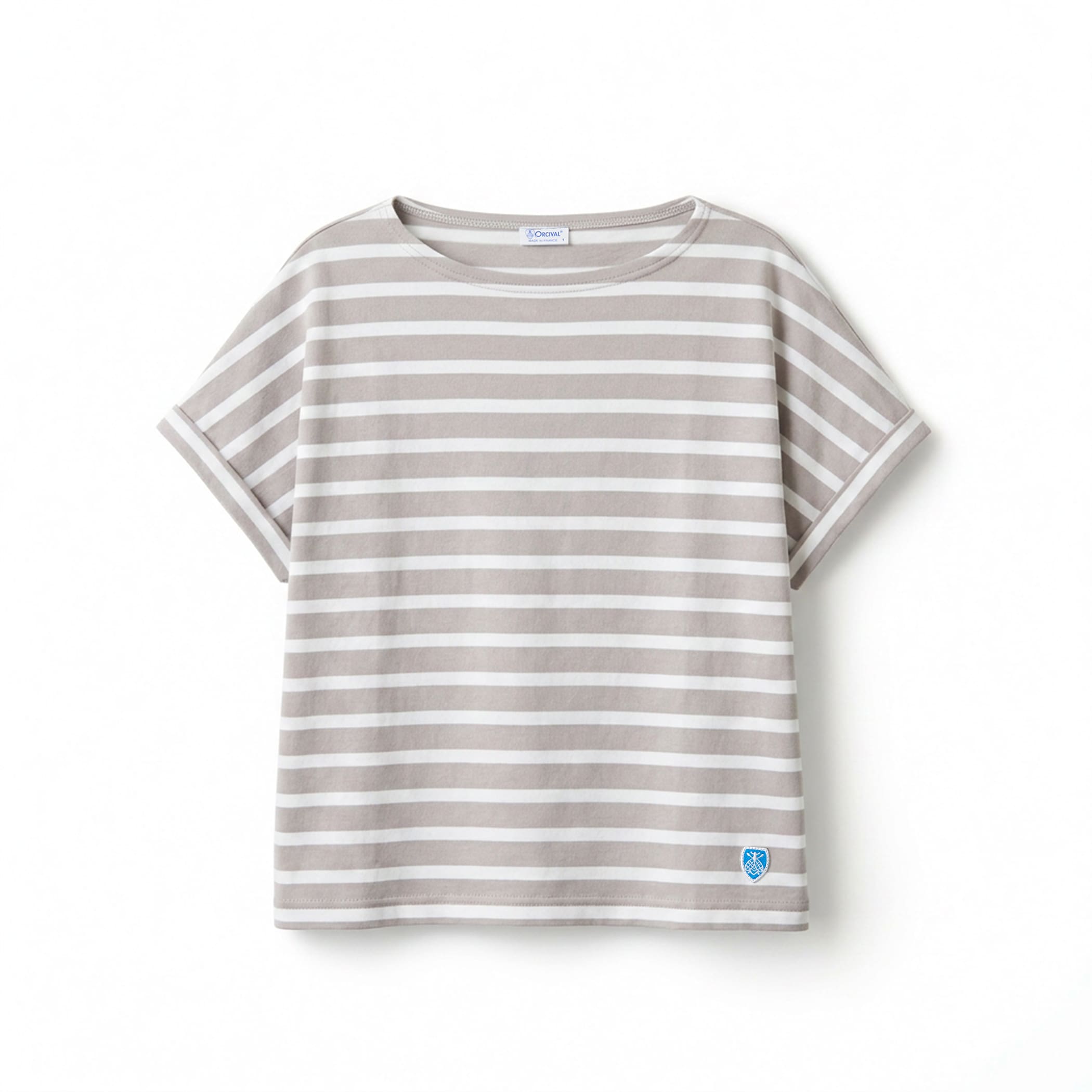 Women's Cotton Leger Boat Neck Half Sleeve T-shirt