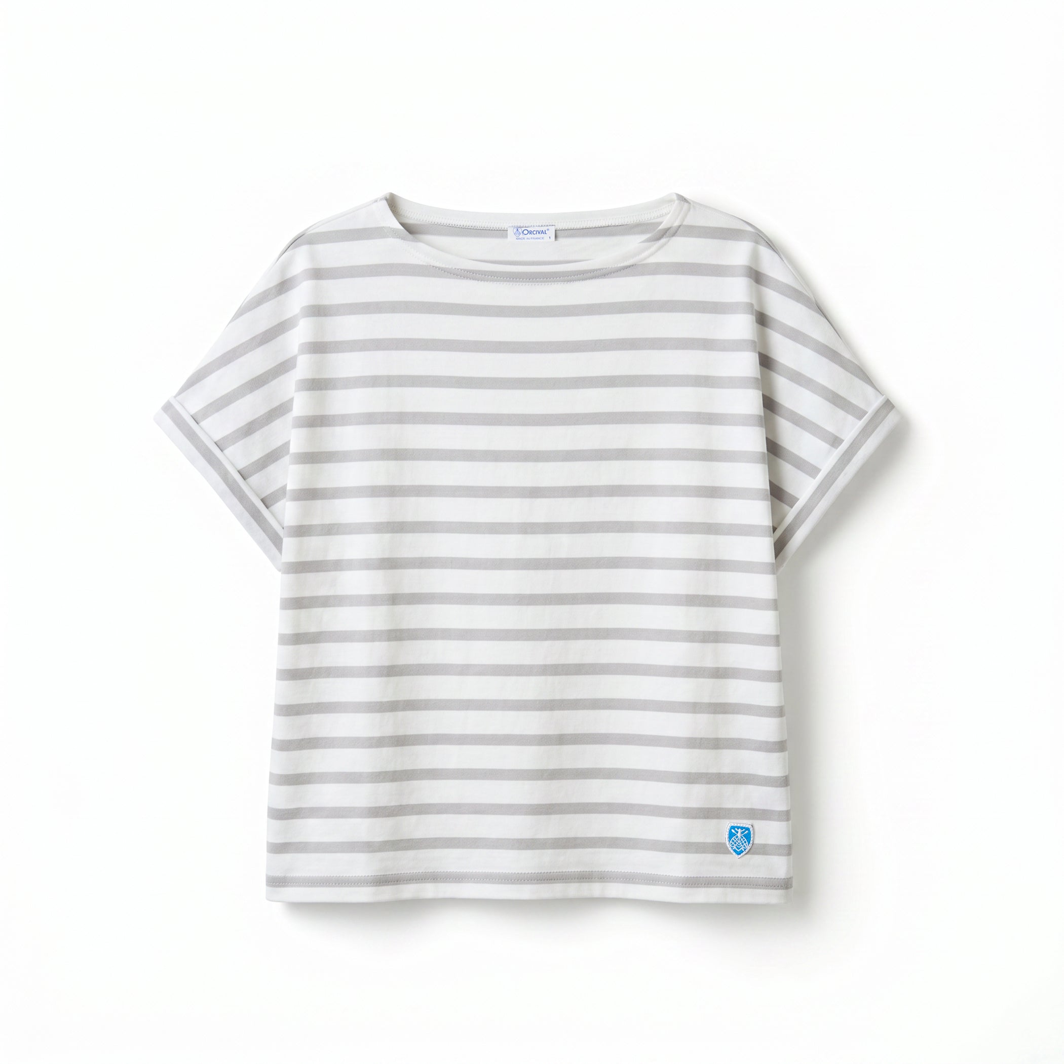 Women's Cotton Leger Boat Neck Half Sleeve T-shirt
