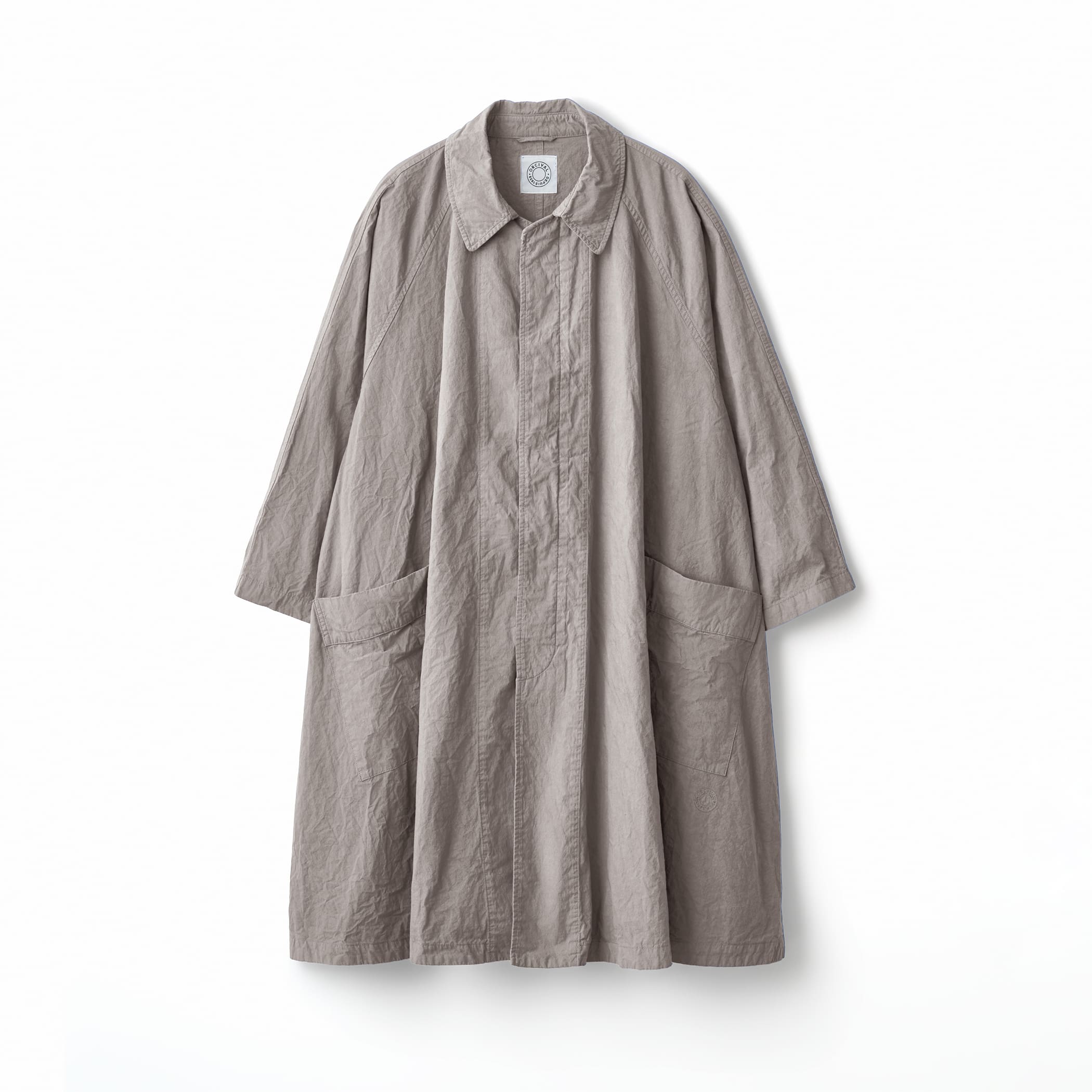 Women's Garment Dye Poplin A-line Raglan Coat