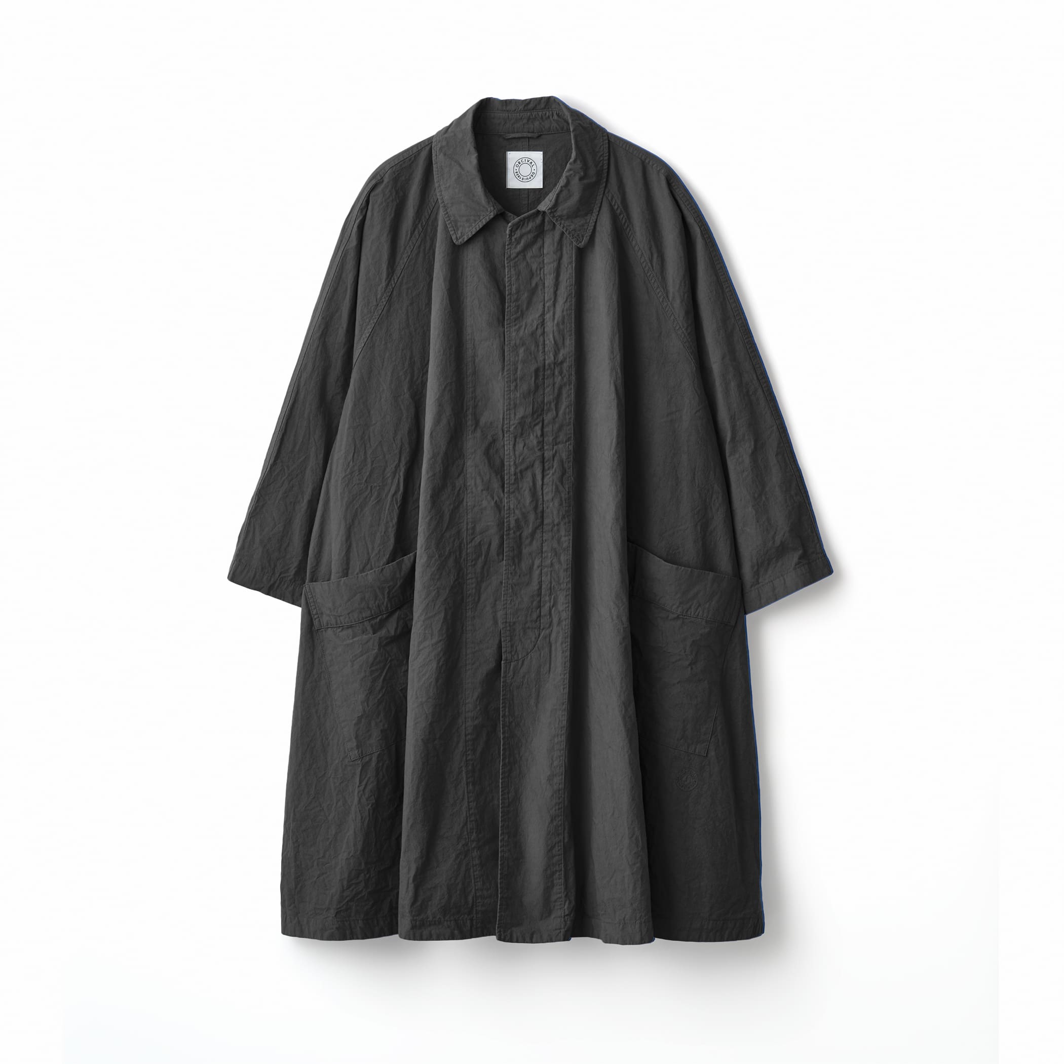 Women's Garment Dye Poplin A-line Raglan Coat|ORCIVAL Women's Garment Dye Poplin A-line Raglan Coat|ORCIVAL