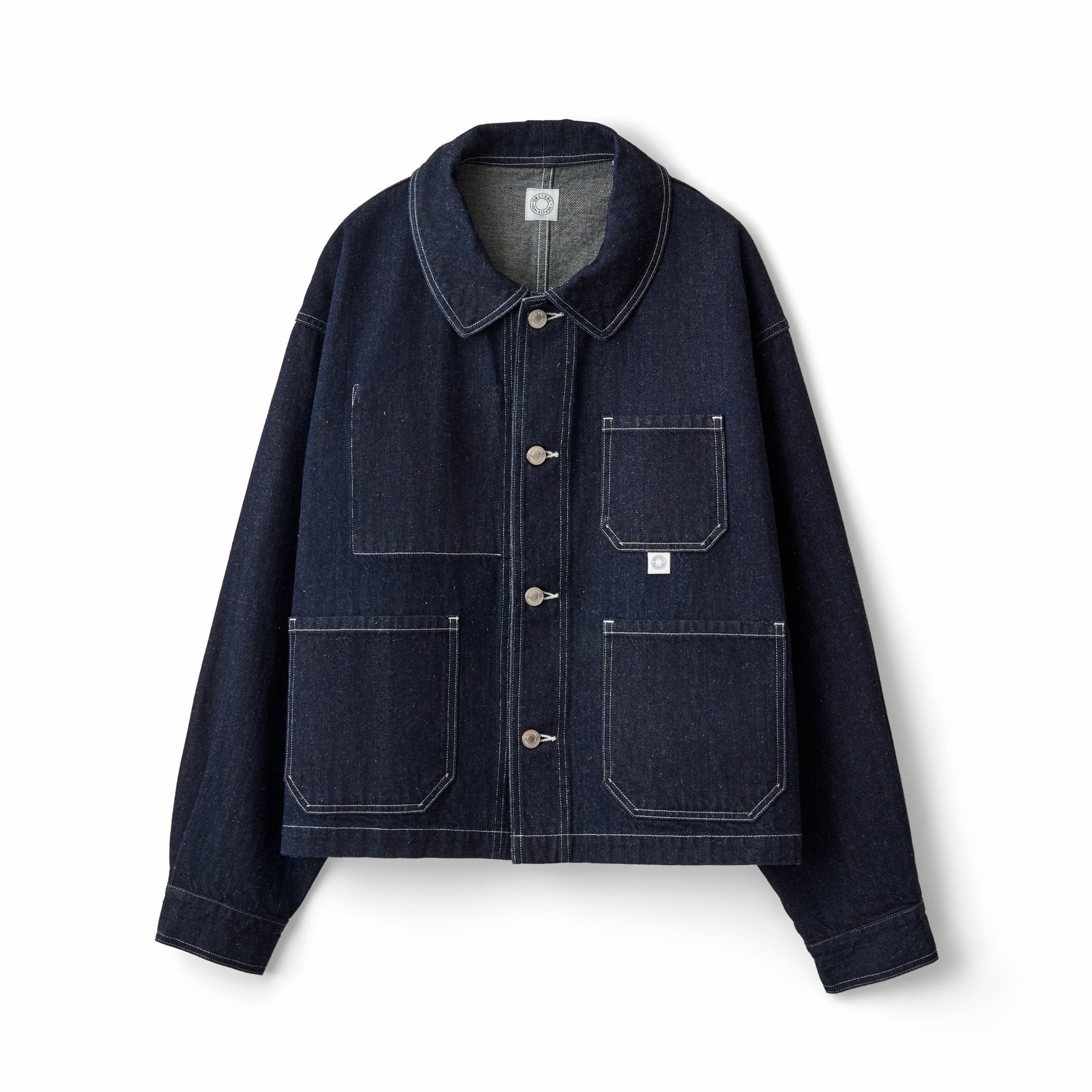 Women's Cotton Hemp Denim Coveralls Jacket